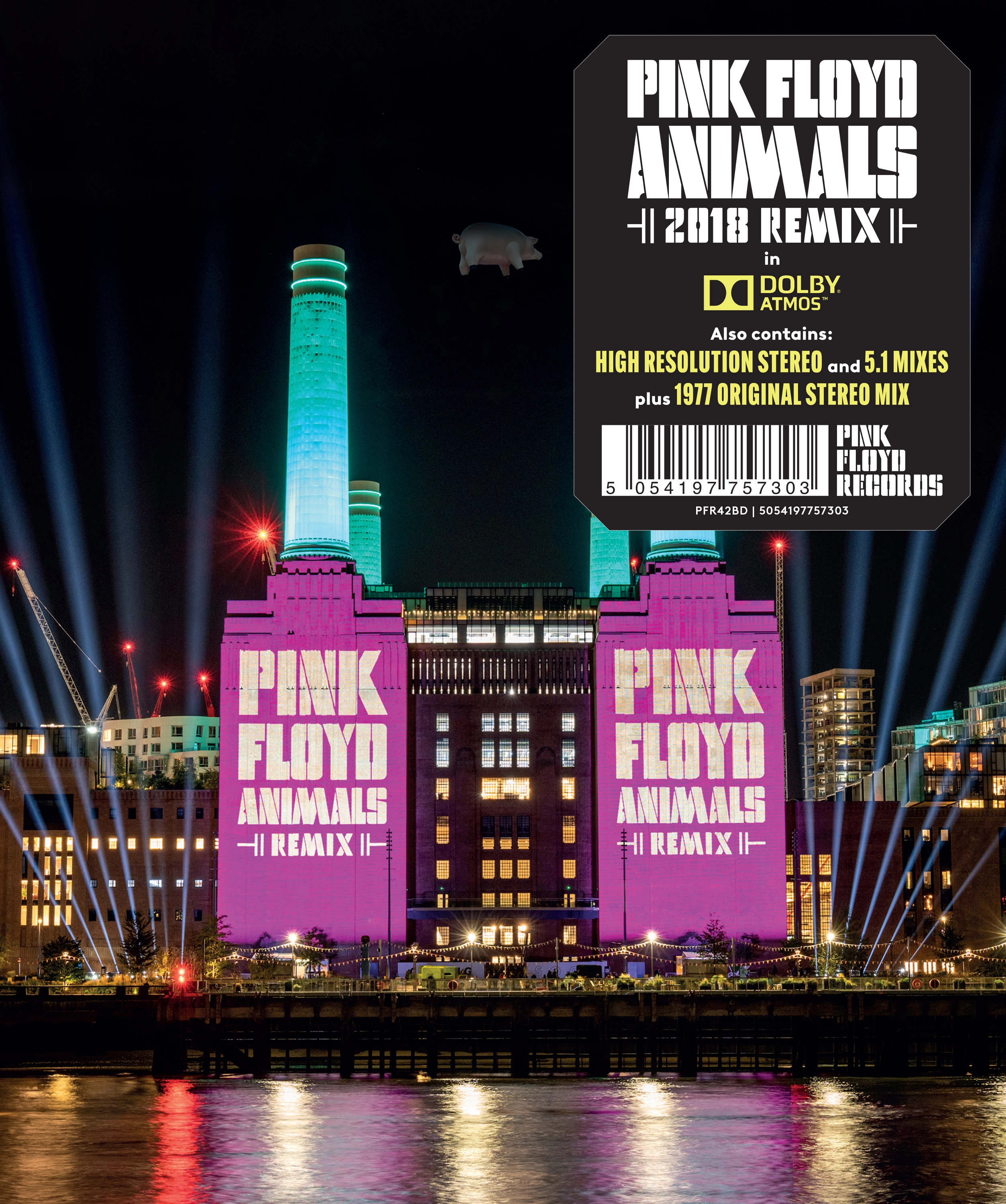 PINK FLOYD - Animals - 2018 Remix - Dolby Atmos [BLU-RAY DIGIPAK]