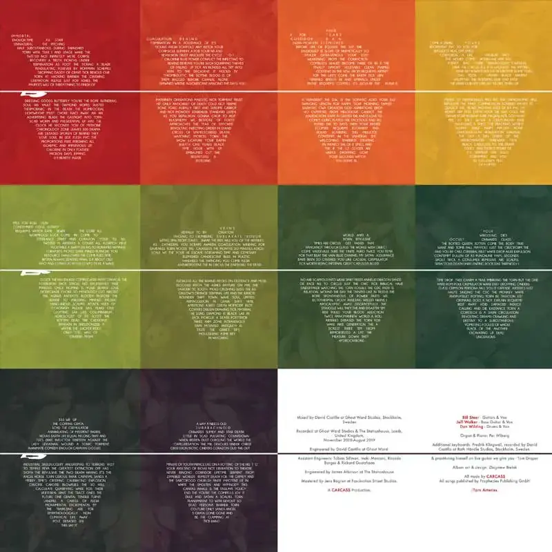 CARCASS - Torn Arteries (Deluxe Pop-Up) · RED LP · Picture 3 CARCASS - Torn Arteries (Deluxe Pop-Up) · RED LP (Death Metal Vinyl) · Picture 3