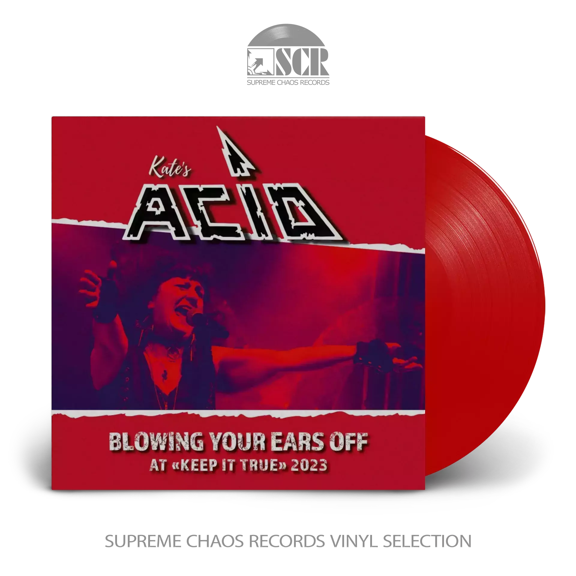 KATE'S ACID · Blowing Your Ears Off | RED LP KATE'S ACID · Blowing Your Ears Off | RED LP (Thrash Metal Vinyl)