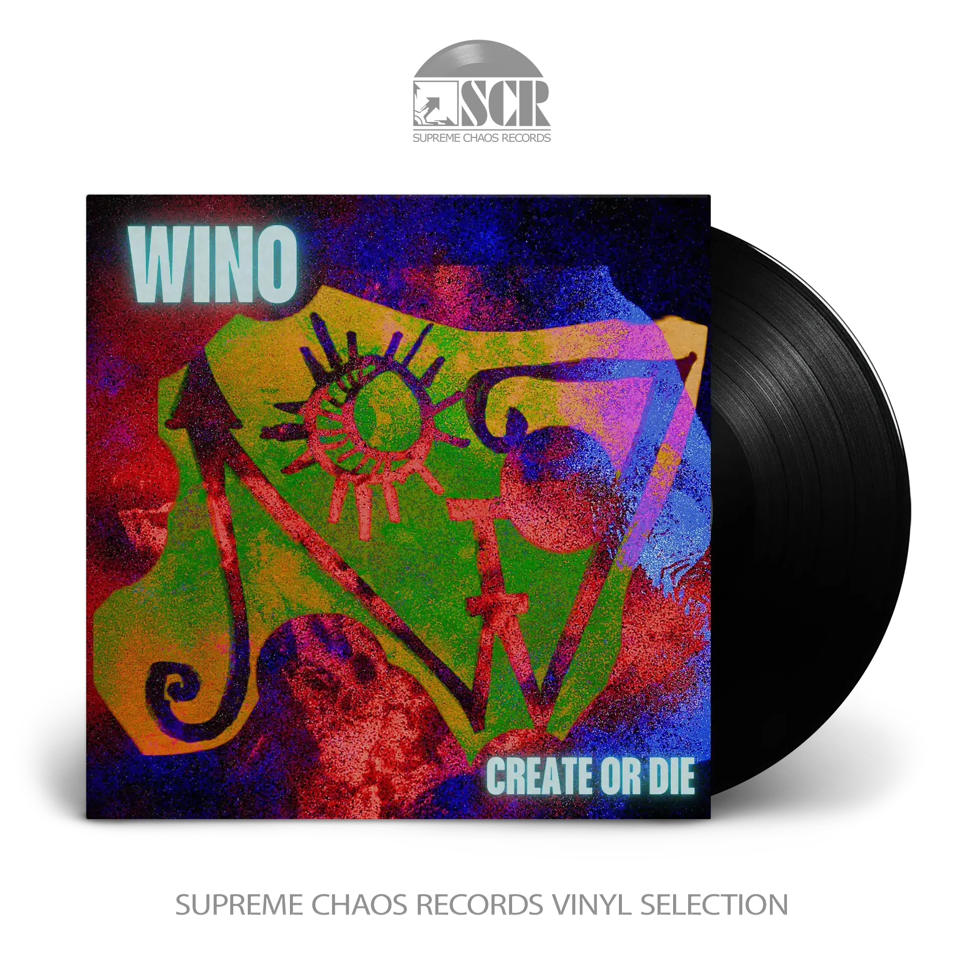 WINO - Create Or Die · BLACK LP (Doom Metal/Stoner Rock Vinyl)