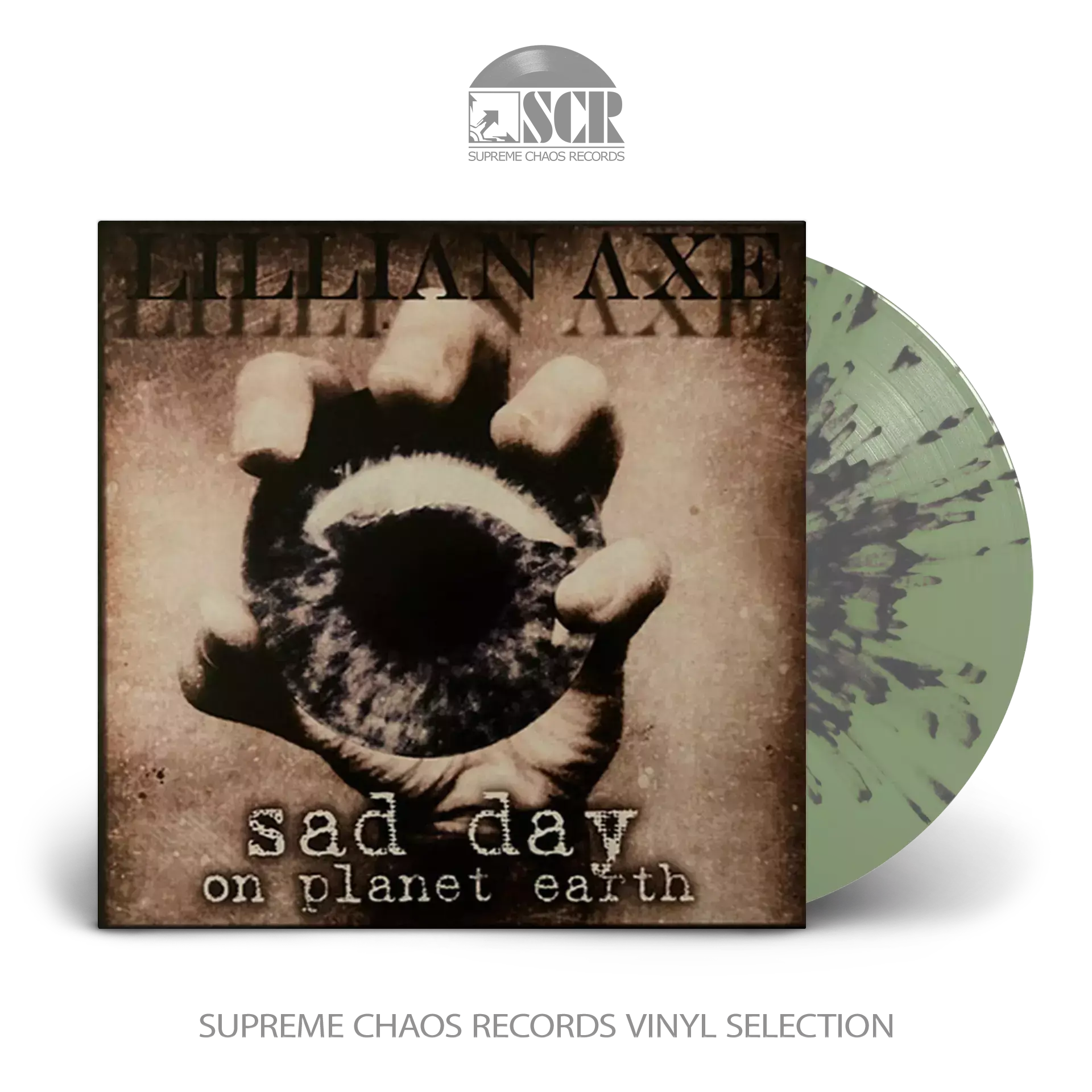 LILLIAN AXE - Sad Day On Planet Earth · CLEAR GREEN/GREY SPLATTER DLP