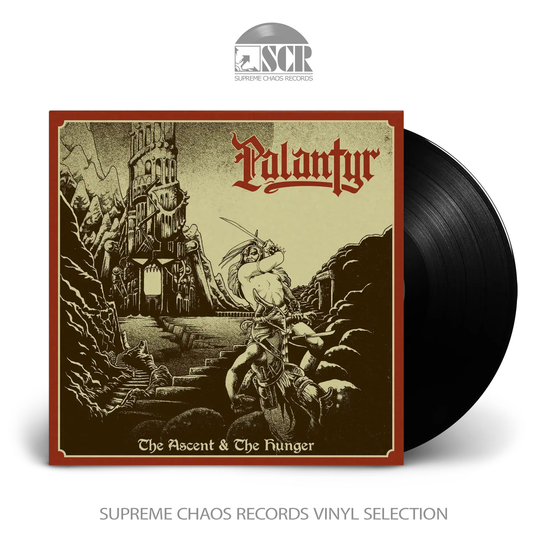 PALANTYR · The Ascent & The Hunger | BLACK LP PALANTYR · The Ascent & The Hunger | BLACK LP (Heavy Metal/Speed Metal Vinyl)