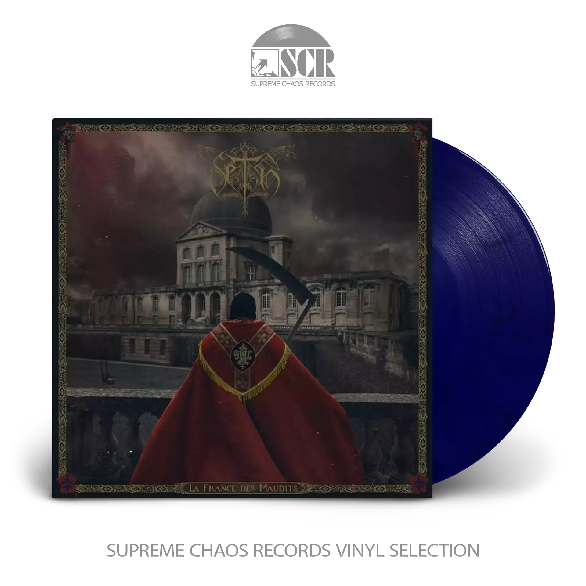 SETH - La France des Maudits · BLUE/BLACK MARBLED LP SETH - La France des Maudits · BLUE/BLACK MARBLED LP (Black Metal Vinyl)