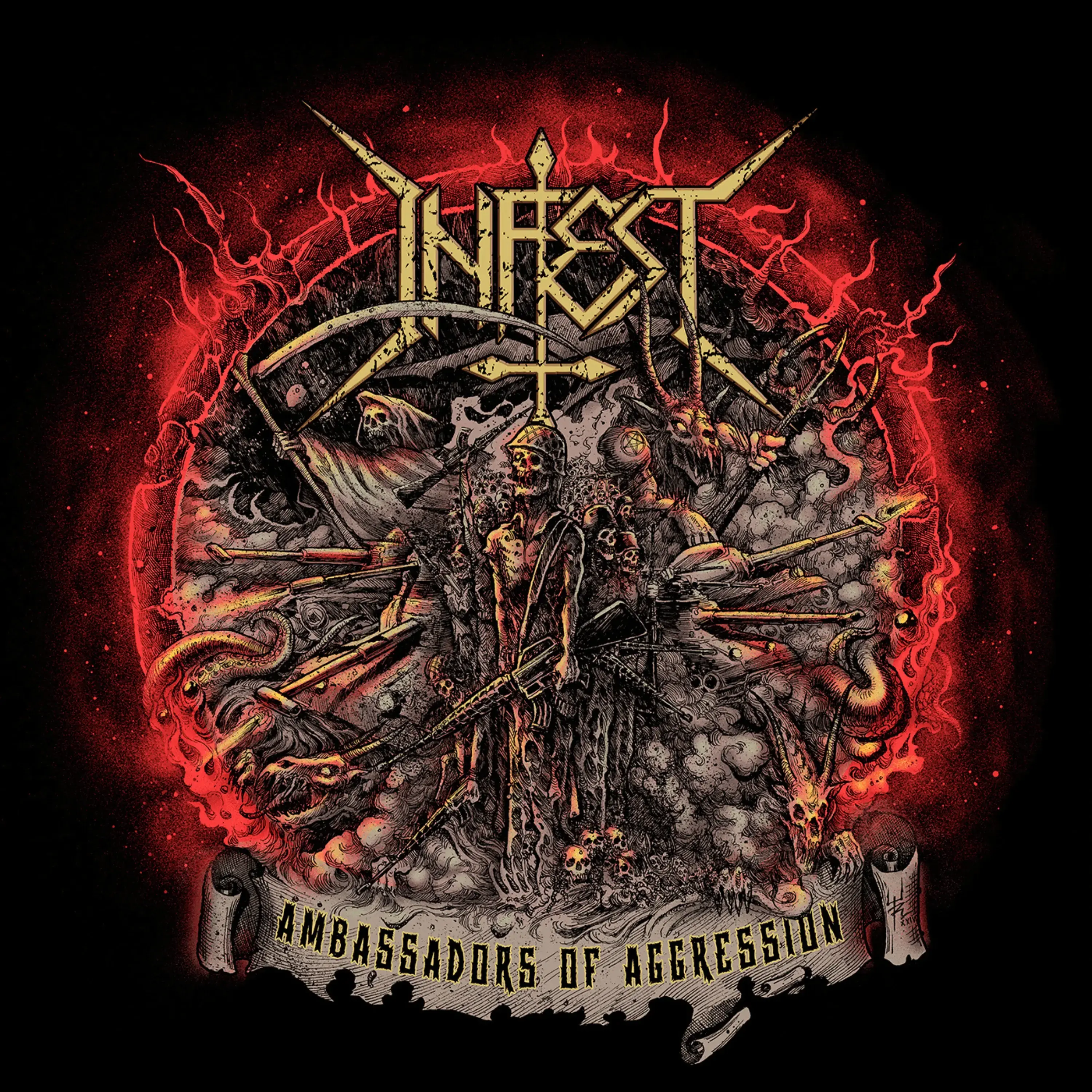 INFEST - Ambassadors Of Aggression · BLACK LP (Death Metal/Thrash Metal Vinyl) · Picture 1