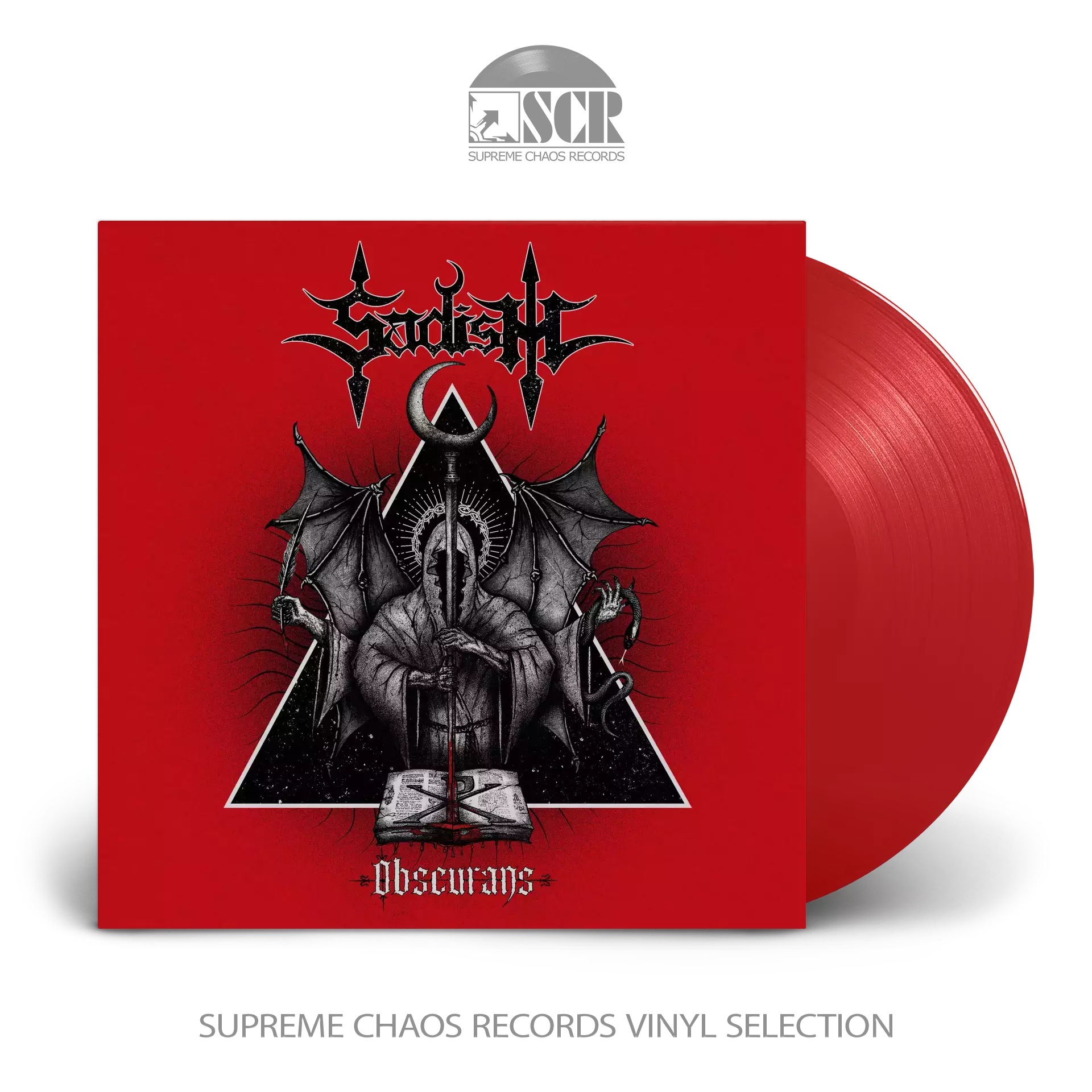 SADISM - Obscurans · TRANSPARENT RED LP SADISM - Obscurans · TRANSPARENT RED LP (Death Metal Vinyl)