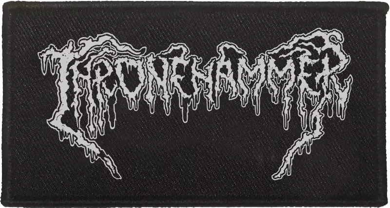 THRONEHAMMER - Logo Rectangular [PATCH]