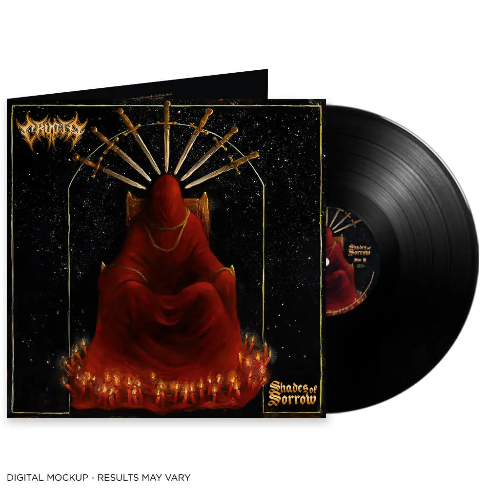 CRYPTA - Shades Of Sorrow · BLACK LP