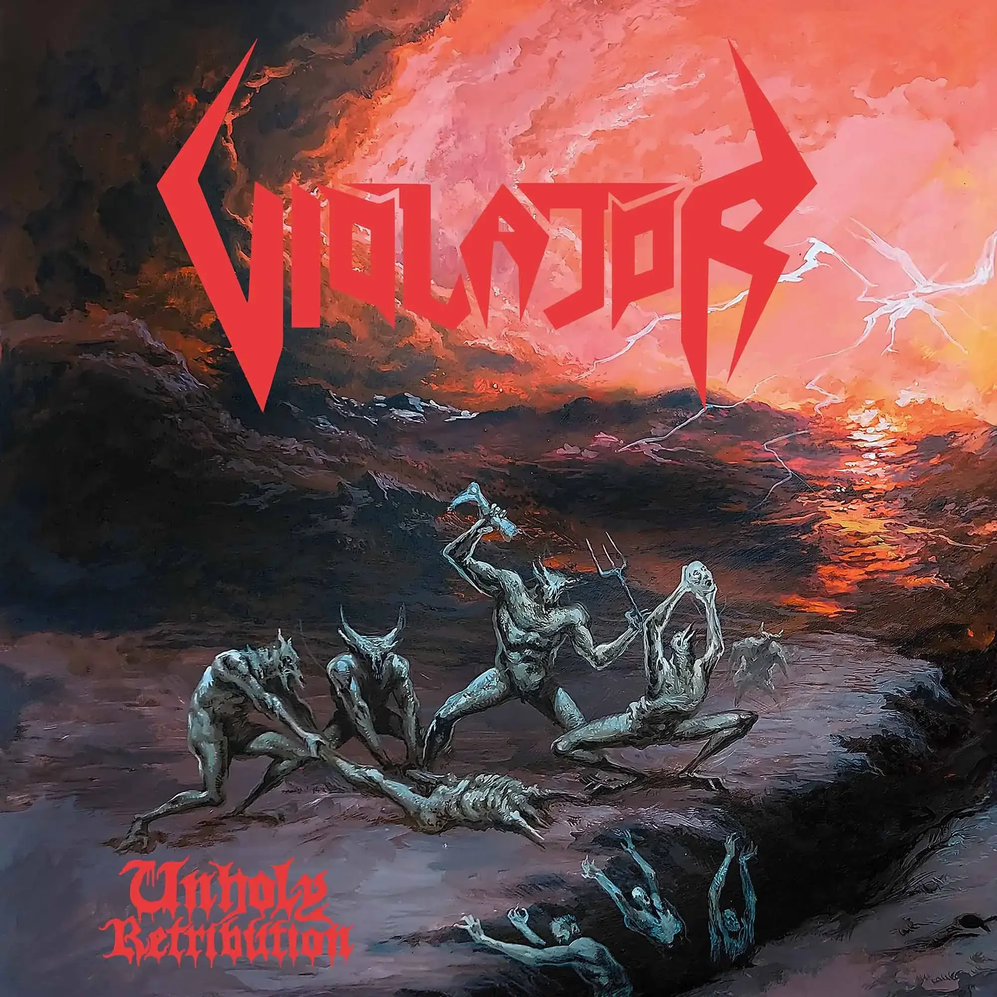 VIOLATOR · Unholy Retribution | BLACK LP (Thrash Metal Vinyl) · Picture 1