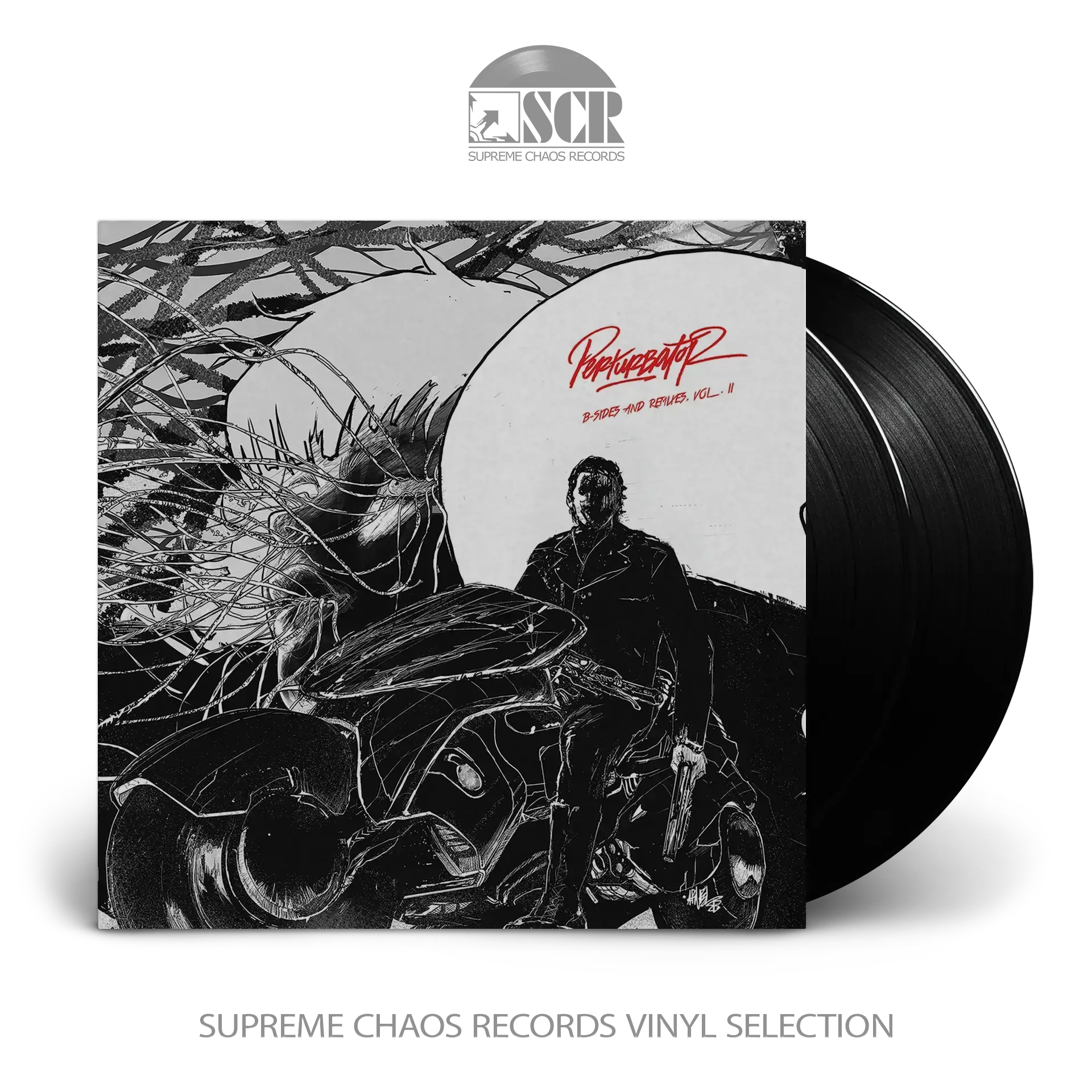 PERTURBATOR - B-Sides And Remixes Vol. II · BLACK 2LP (Dark Electro/Synthwave Vinyl)