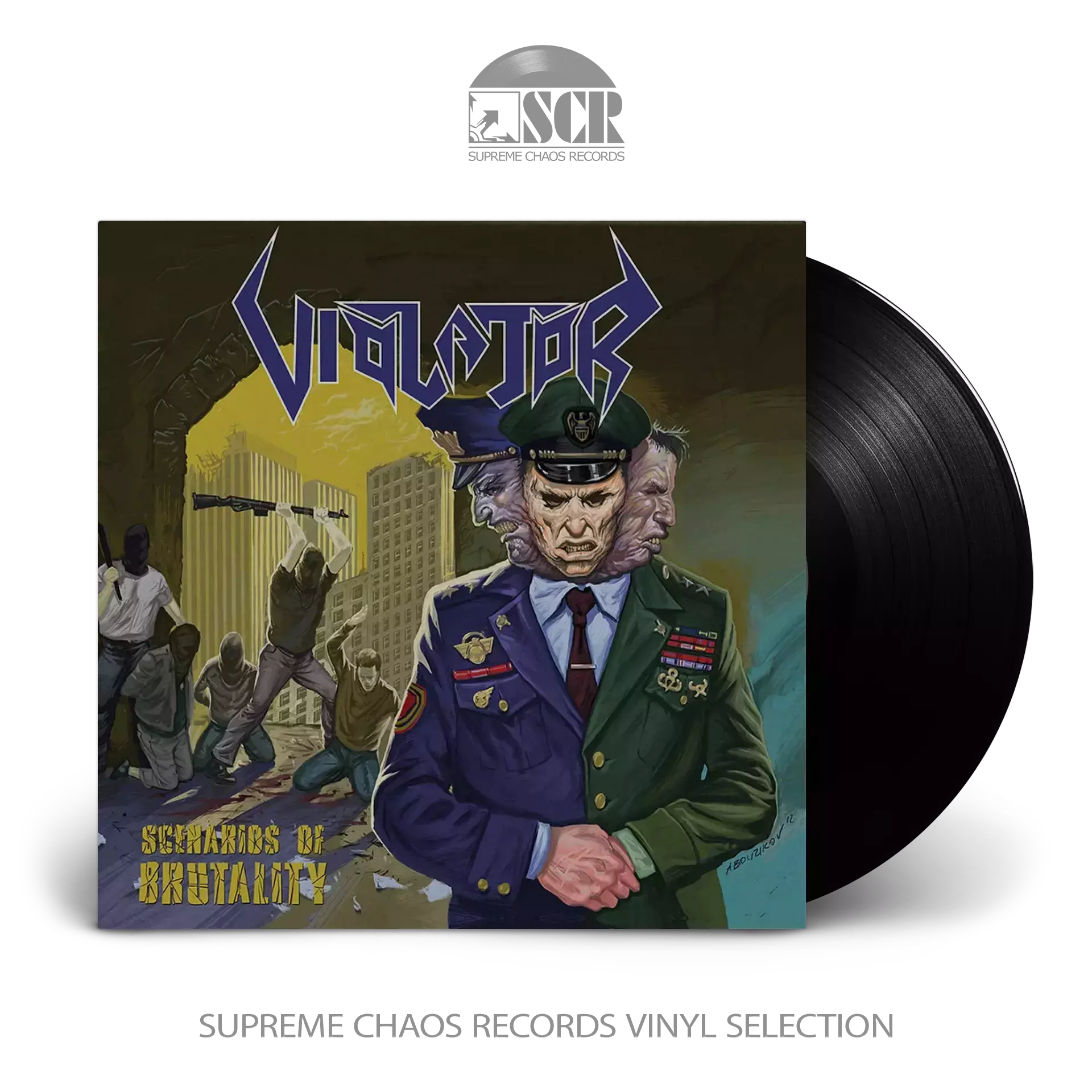 VIOLATOR · Scenarios Of Brutality | BLACK LP VIOLATOR · Scenarios Of Brutality | BLACK LP (Thrash Metal Vinyl)
