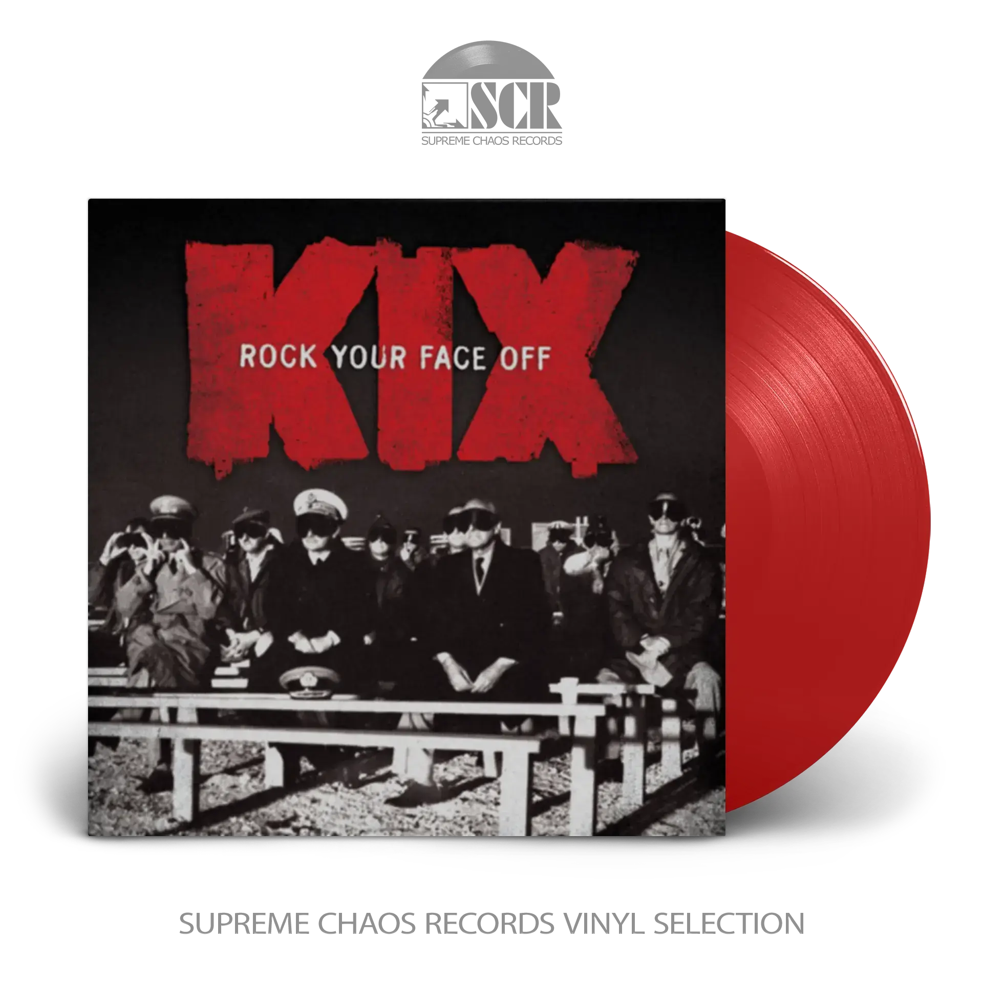 KIX - ROCK YOUR FACE OFF · RED LP (Hard Rock Vinyl)