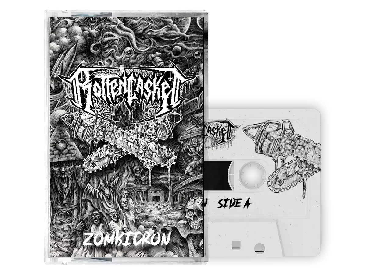 ROTTEN CASKET - Zombicron · WHITE TAPE ROTTEN CASKET - Zombicron · WHITE TAPE (Death Metal Tapes)