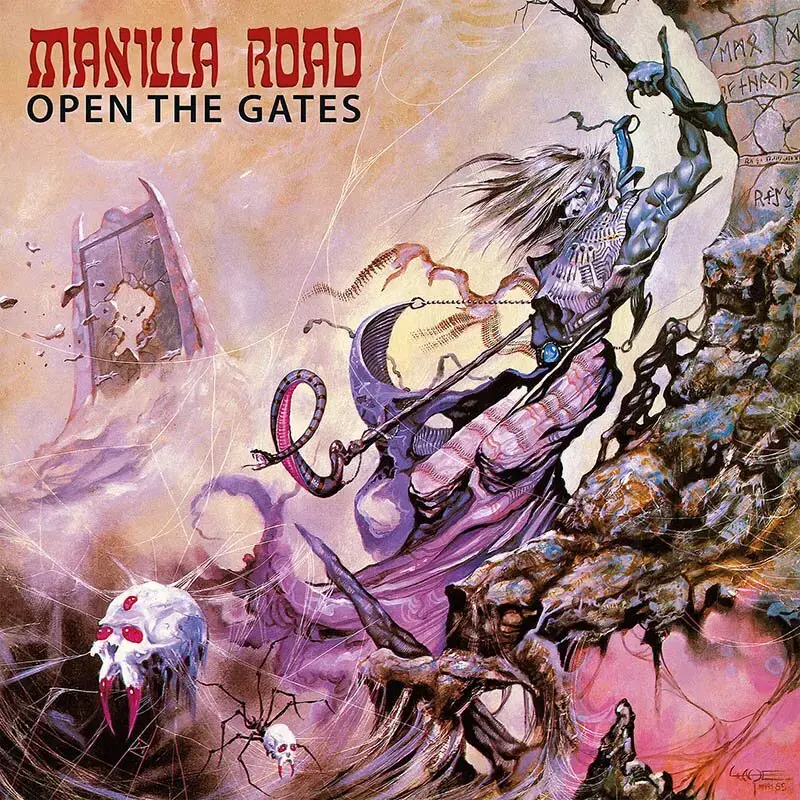 MANILLA ROAD - Open The Gates (2023) · BLACK LP 1