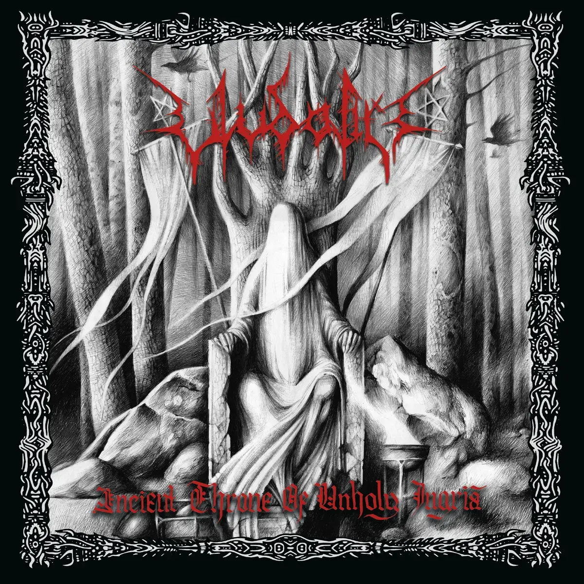 ULVDALIR - Ancient Throne Of Unholy Ingria · BLACK LP · Picture 1 ULVDALIR - Ancient Throne Of Unholy Ingria · BLACK LP (Black Metal Vinyl) · Picture 1