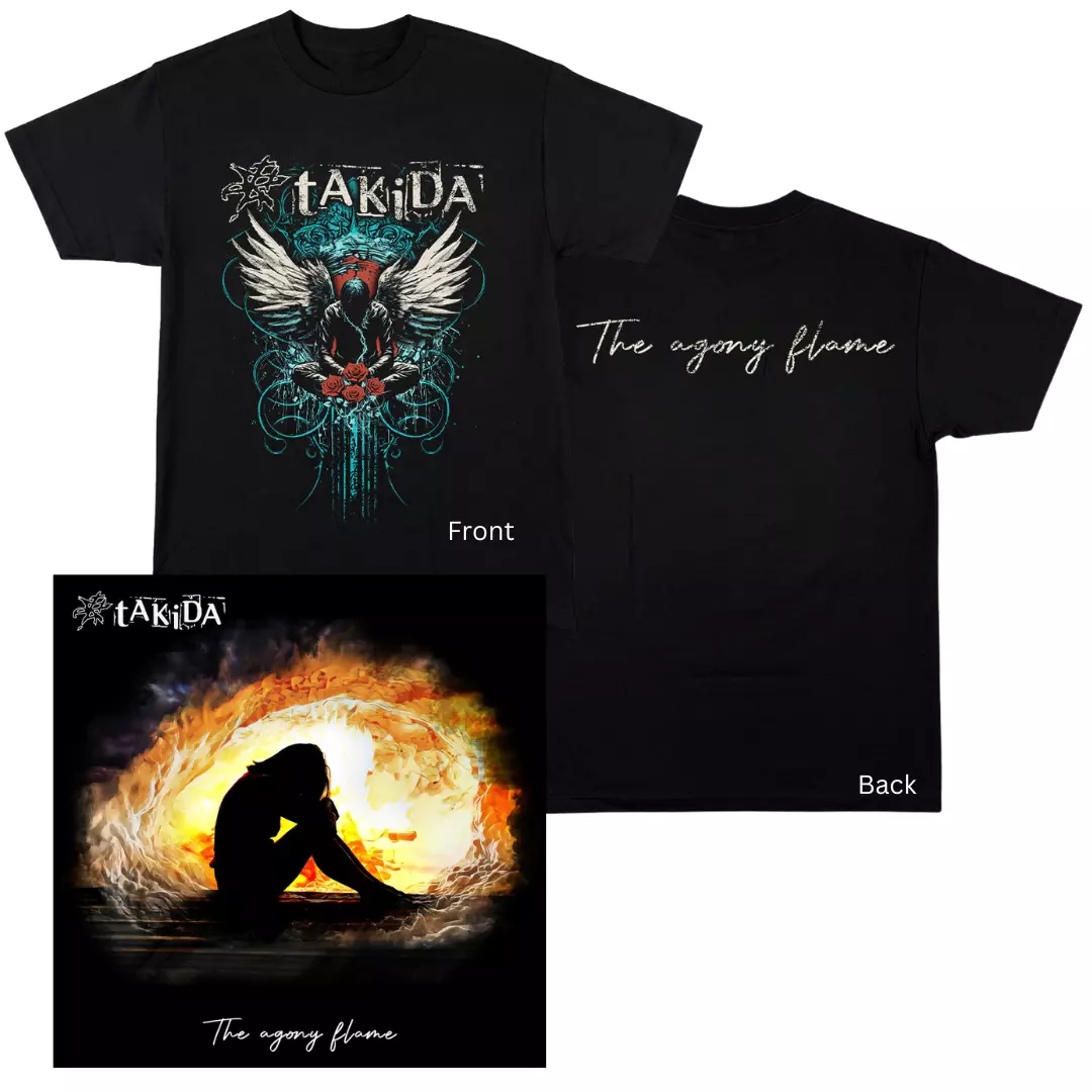 TAKIDA - The Agony Flame [DIGISLEEVE CD+T-SHIRT BUNDLE]