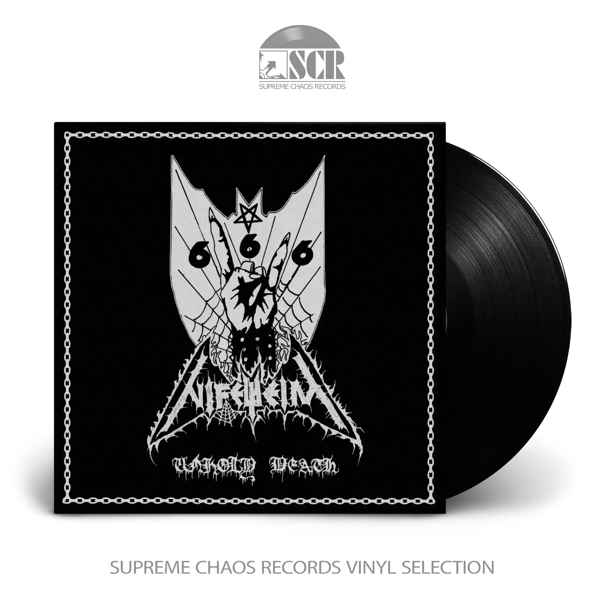 NIFELHEIM - Unholy Death · BLACK LP