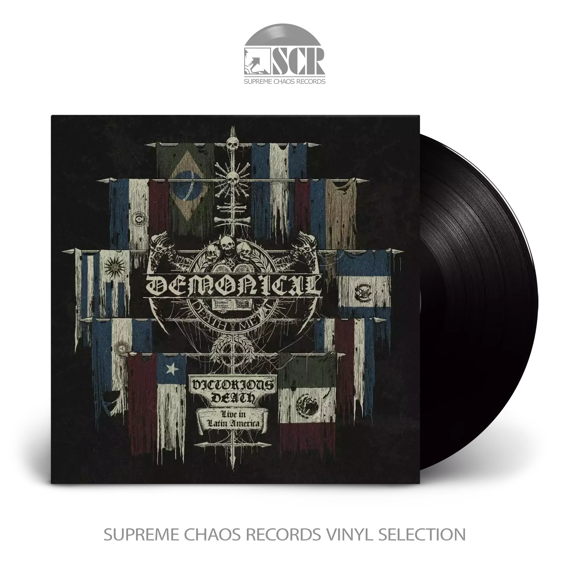 DEMONICAL - Victorious Death - Live in Latin America · BLACK LP DEMONICAL - Victorious Death - Live in Latin America · BLACK LP (Death Metal Vinyl)