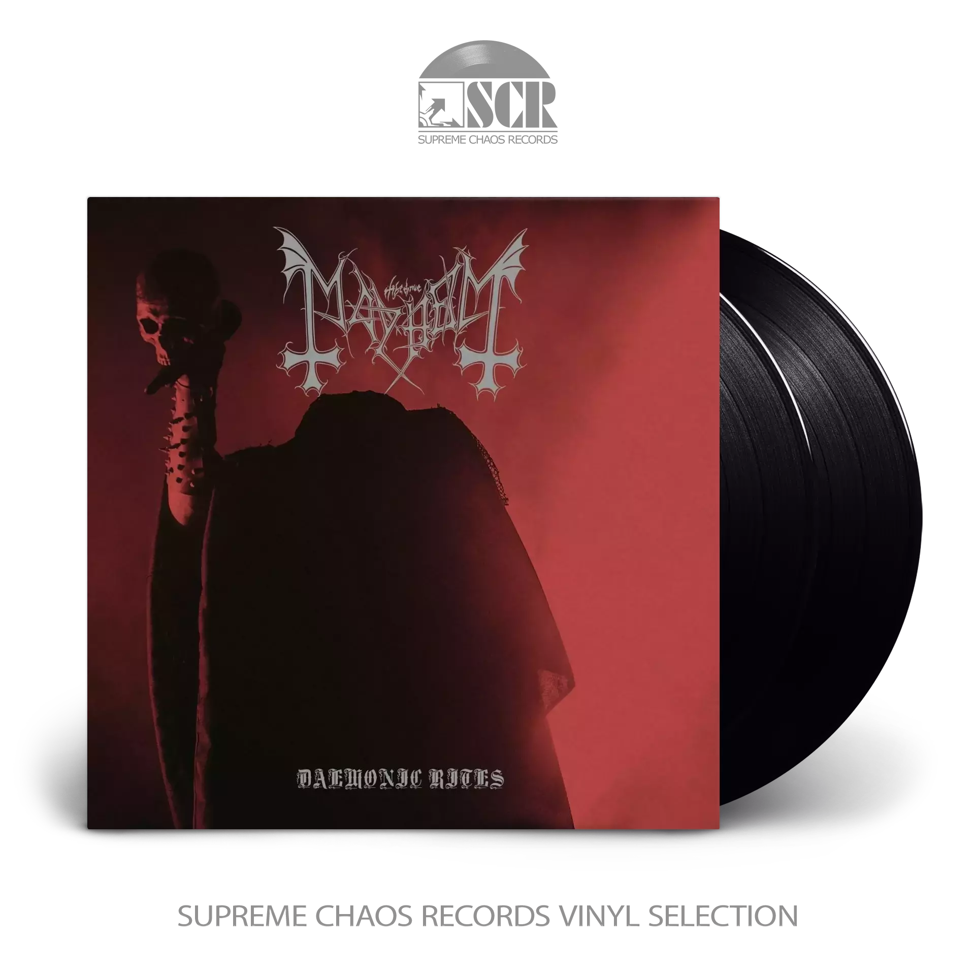 MAYHEM · Daemonic Rites | BLACK 2LP (Black Metal Vinyl)