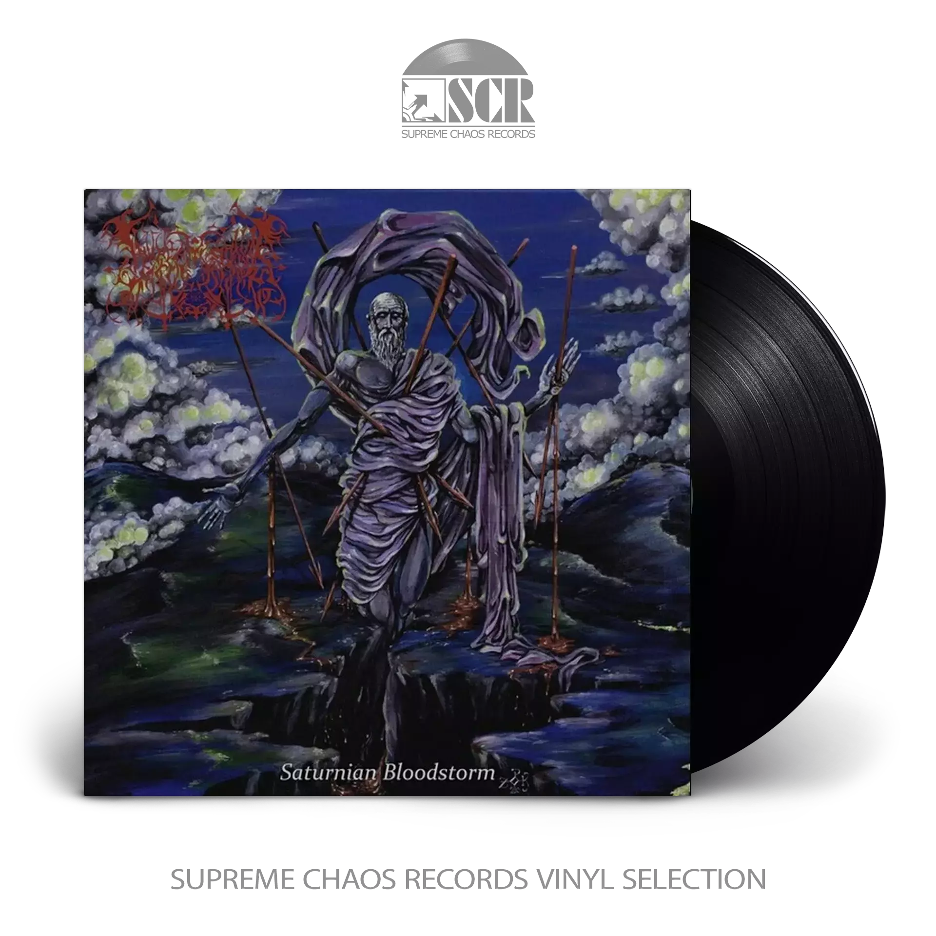LAMP OF MURMUUR · Saturnian Bloodstorm | BLACK LP LAMP OF MURMUUR · Saturnian Bloodstorm | BLACK LP (Black Metal Vinyl)
