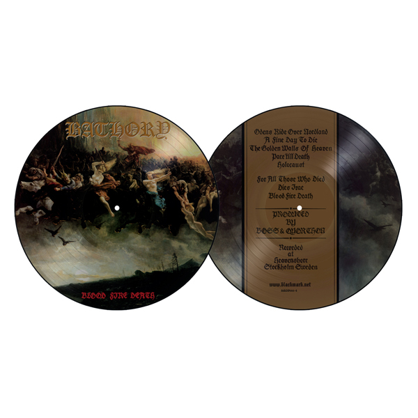 BATHORY - Blood Fire Death · PICTURE PICDISC