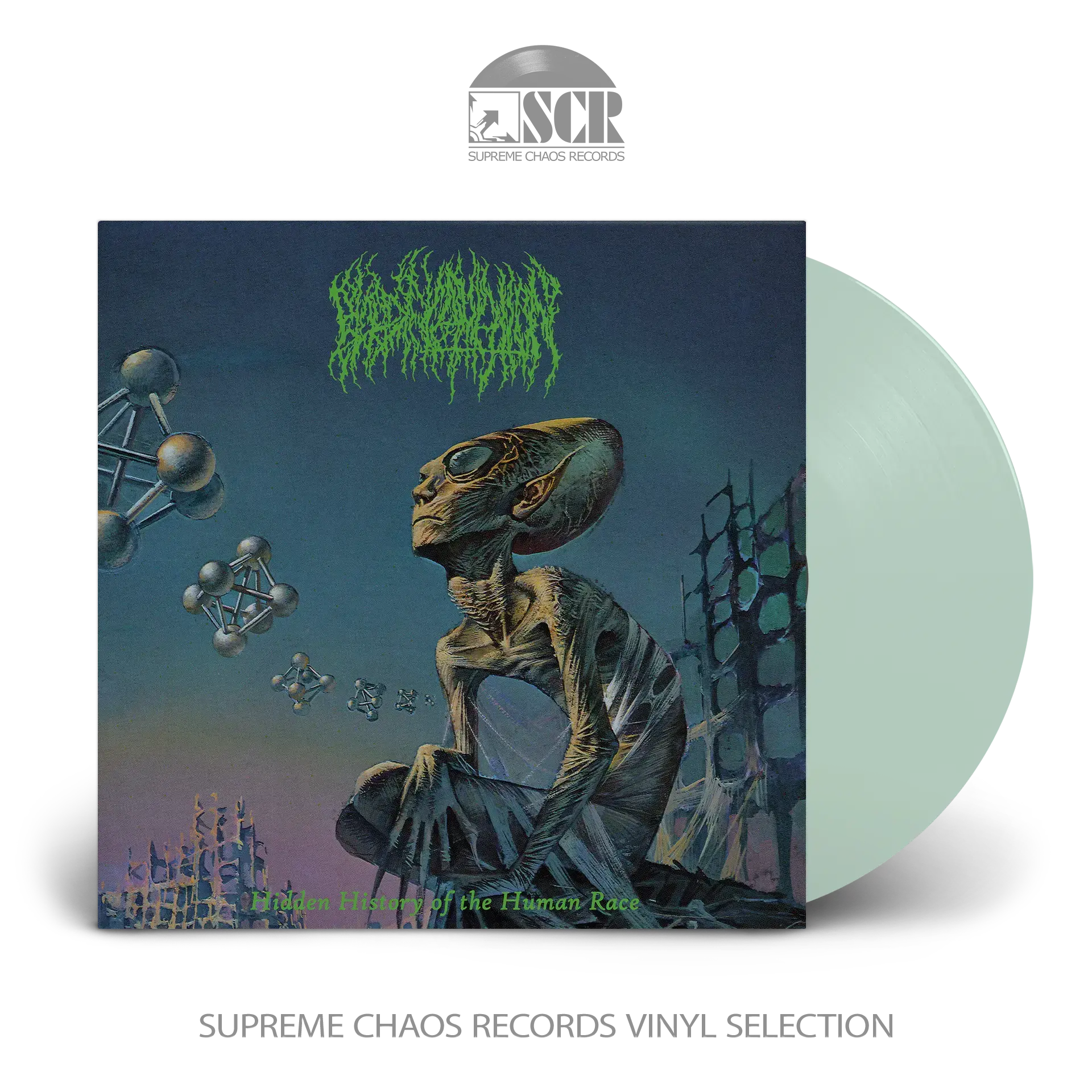 BLOOD INCANTATION - Hidden History of the Human Race (Re-Release 2025) · COKE BOTTLE GREEN LP (Death Metal Vinyl)