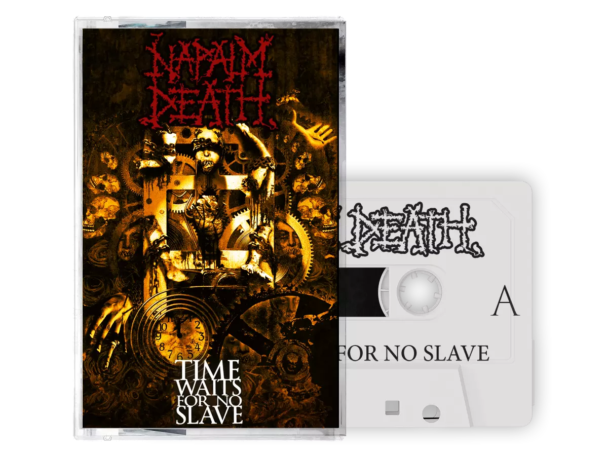 NAPALM DEATH - Time Waits For No Slave [WHITE TAPE]