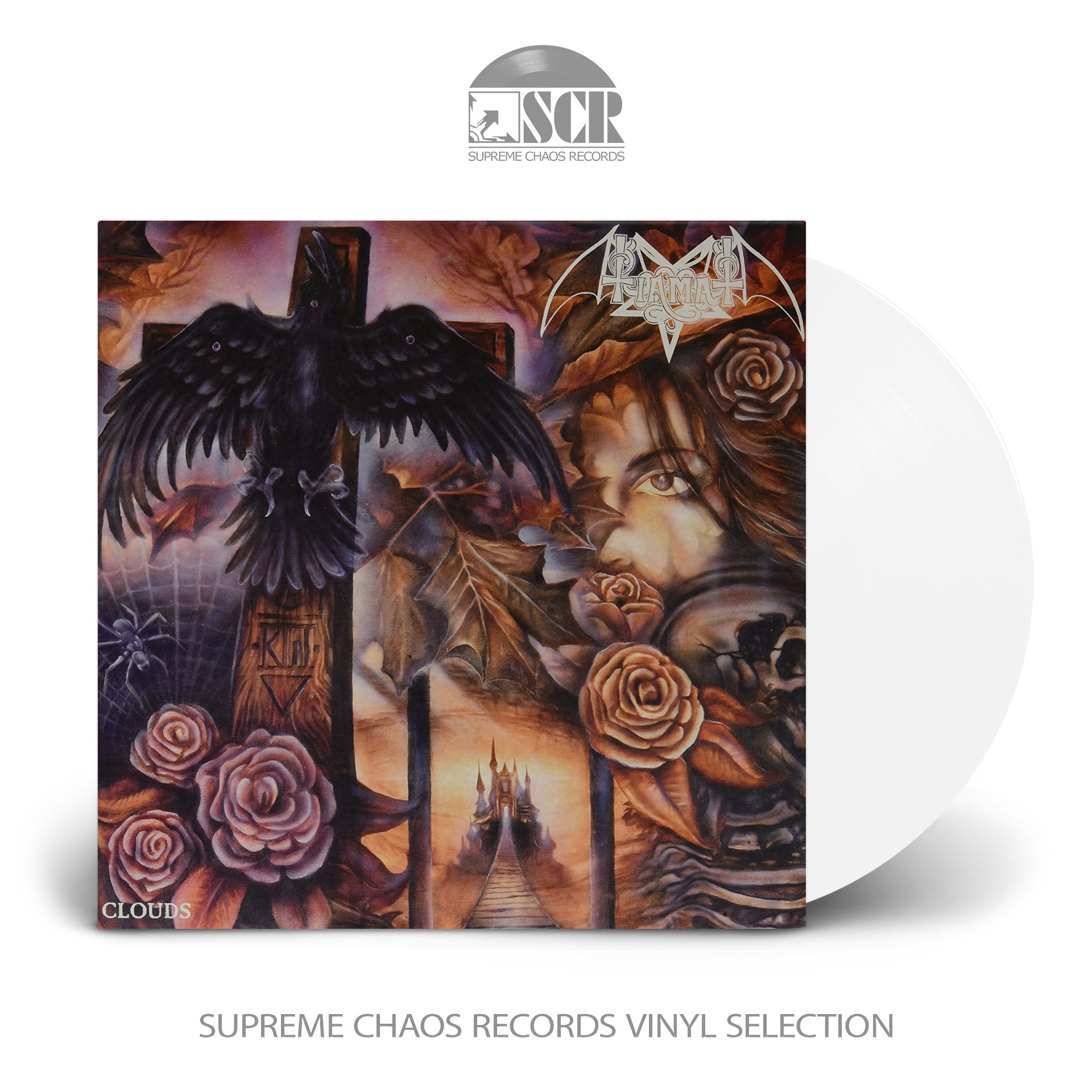 TIAMAT · Clouds | WHITE LP TIAMAT · Clouds | WHITE LP (Gothic Metal Vinyl)
