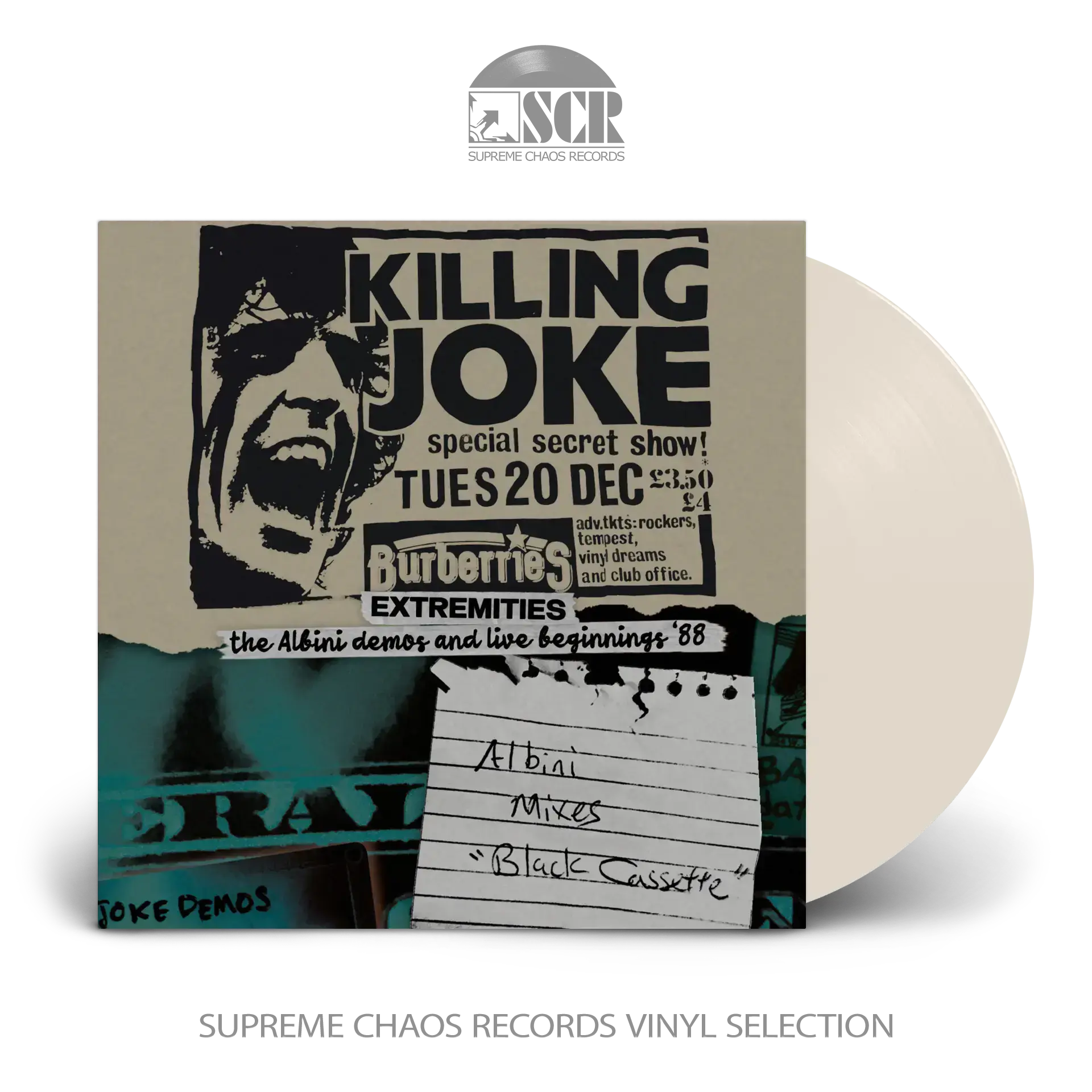 KILLING JOKE · Extremities, The Albini Demos And Live Beginnings '88 | WHITE LP KILLING JOKE · Extremities, The Albini Demos And Live Beginnings '88 | WHITE LP (Punk Rock/Hard Rock Vinyl)