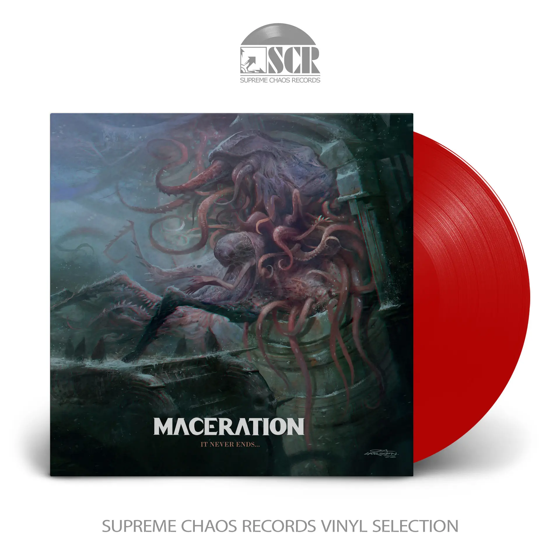 MACERATION · It never ends... | RED LP MACERATION · It never ends... | RED LP (Death Metal Vinyl)