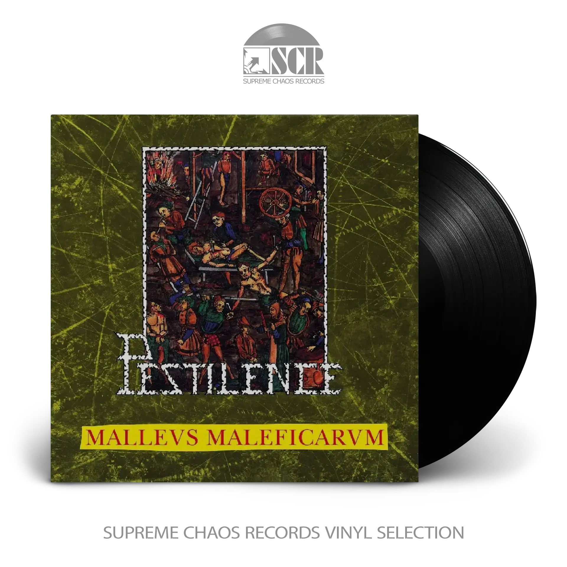 PESTILENCE · Malleus Maleficarum (Re-Release 2023) | BLACK LP PESTILENCE · Malleus Maleficarum (Re-Release 2023) | BLACK LP (Death Metal Vinyl)