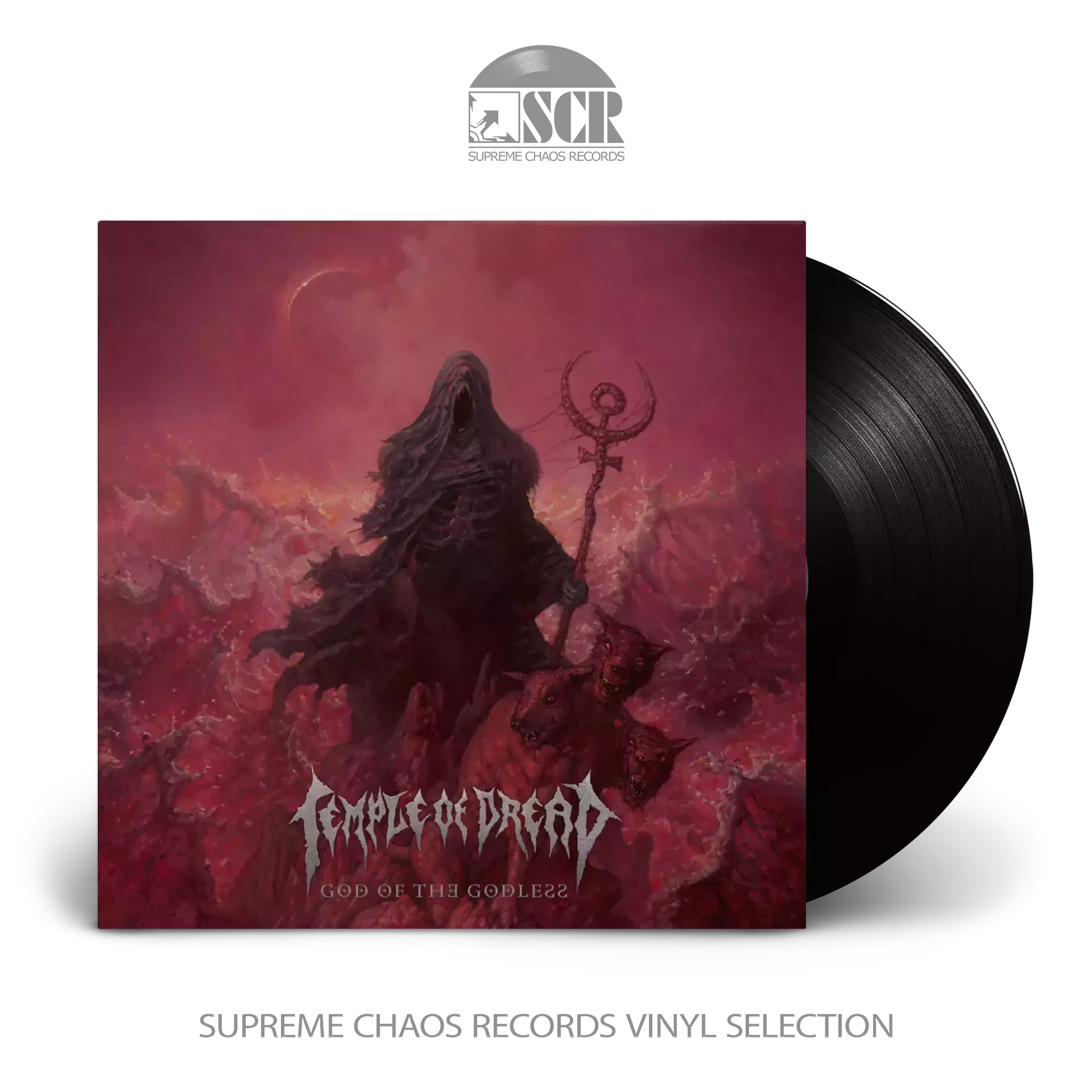 TEMPLE OF DREAD · God Of The Godless (Re-Release) | BLACK LP TEMPLE OF DREAD · God Of The Godless (Re-Release) | BLACK LP (Death Metal Vinyl)