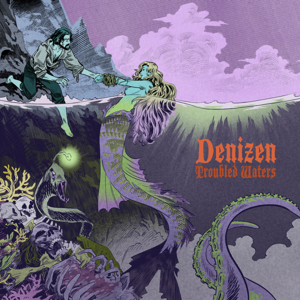 DENIZEN - Troubled Waters · PINK LP · Picture 1 DENIZEN - Troubled Waters · PINK LP (Stoner Rock Vinyl) · Picture 1