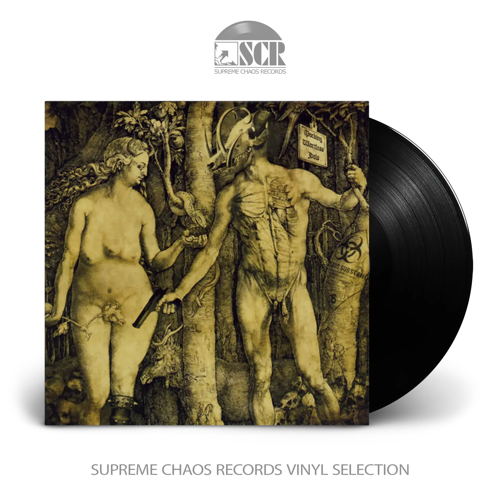 HORNED ALMIGHTY · Contaminating The Divine | BLACK LP (Black Metal Vinyl)