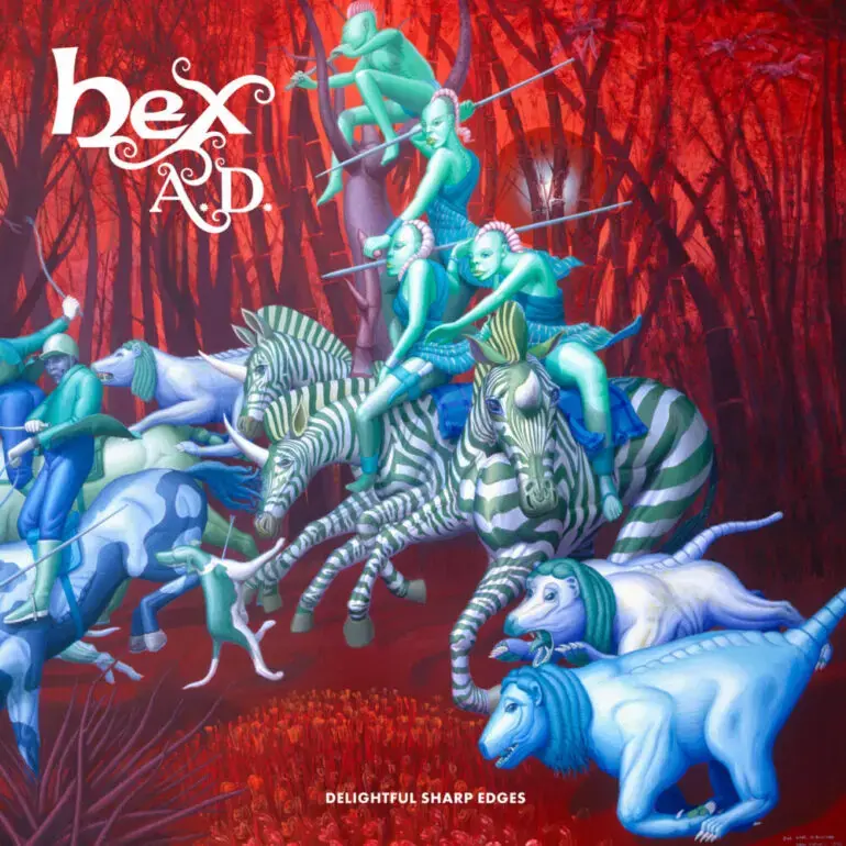 HEX A.D. - Delightful Sharp Edges · RED 2LP (Progressive Metal Vinyl) · Picture 1