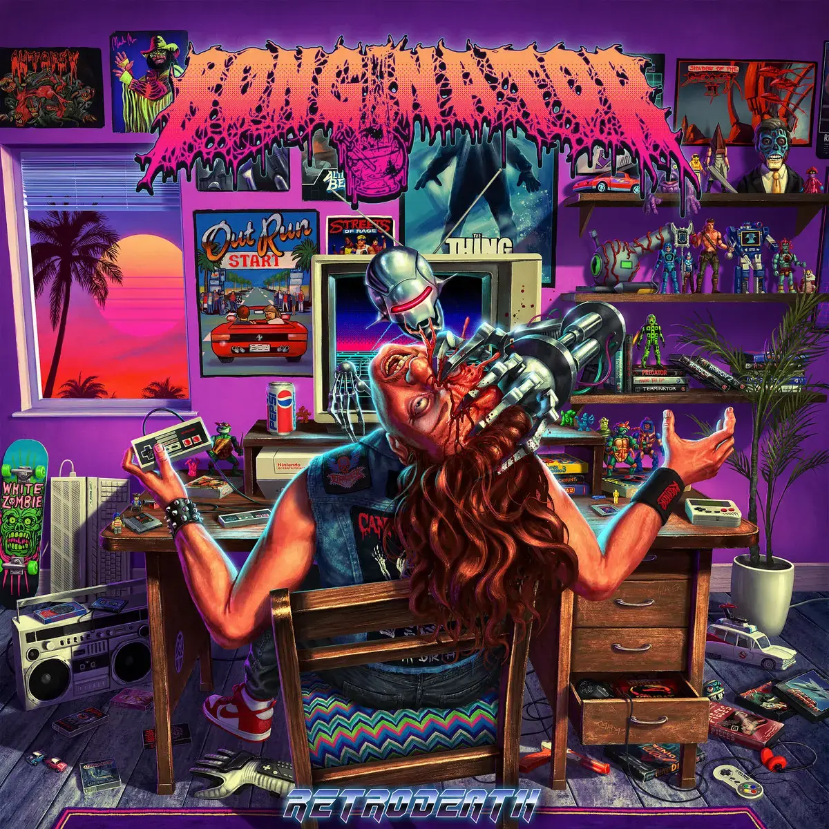 BONGINATOR - Retrodeath · YELOW/BLACK LP · Picture 1 BONGINATOR - Retrodeath · YELOW/BLACK LP (Death Metal Vinyl) · Picture 1