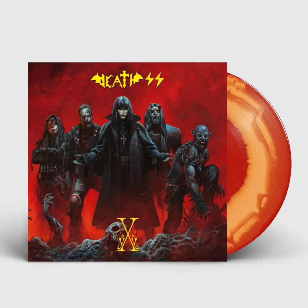 DEATH SS · X | RED/YELLOW LP DEATH SS · X | RED/YELLOW LP (Heavy Metal Vinyl)