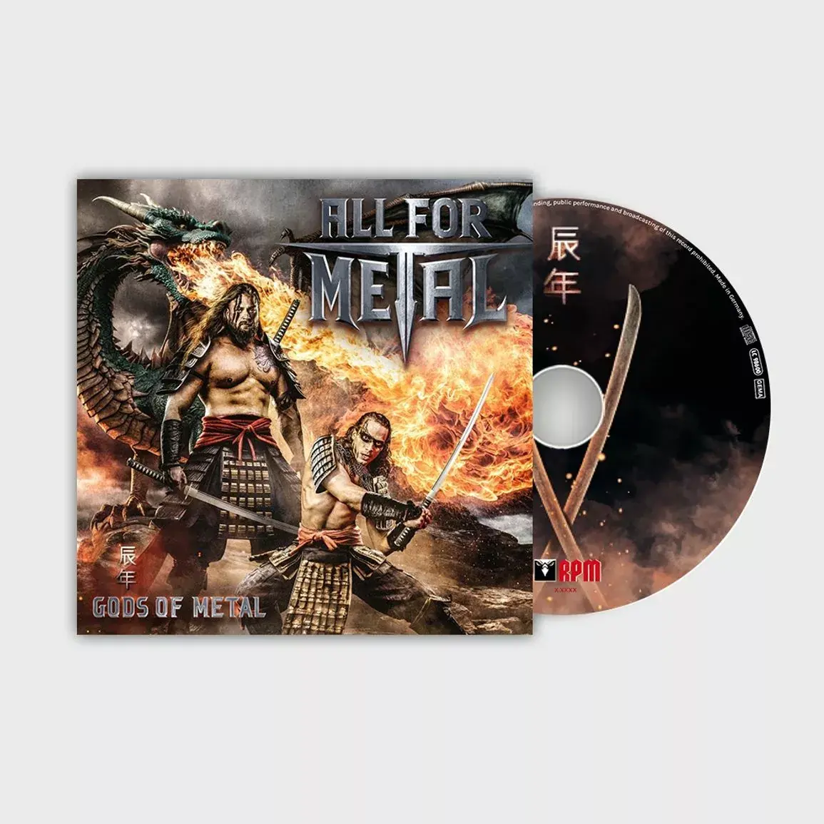 ALL FOR METAL - Gods Of Metal · DIGIPAK CD (Heavy Metal CDs) · Bild 1