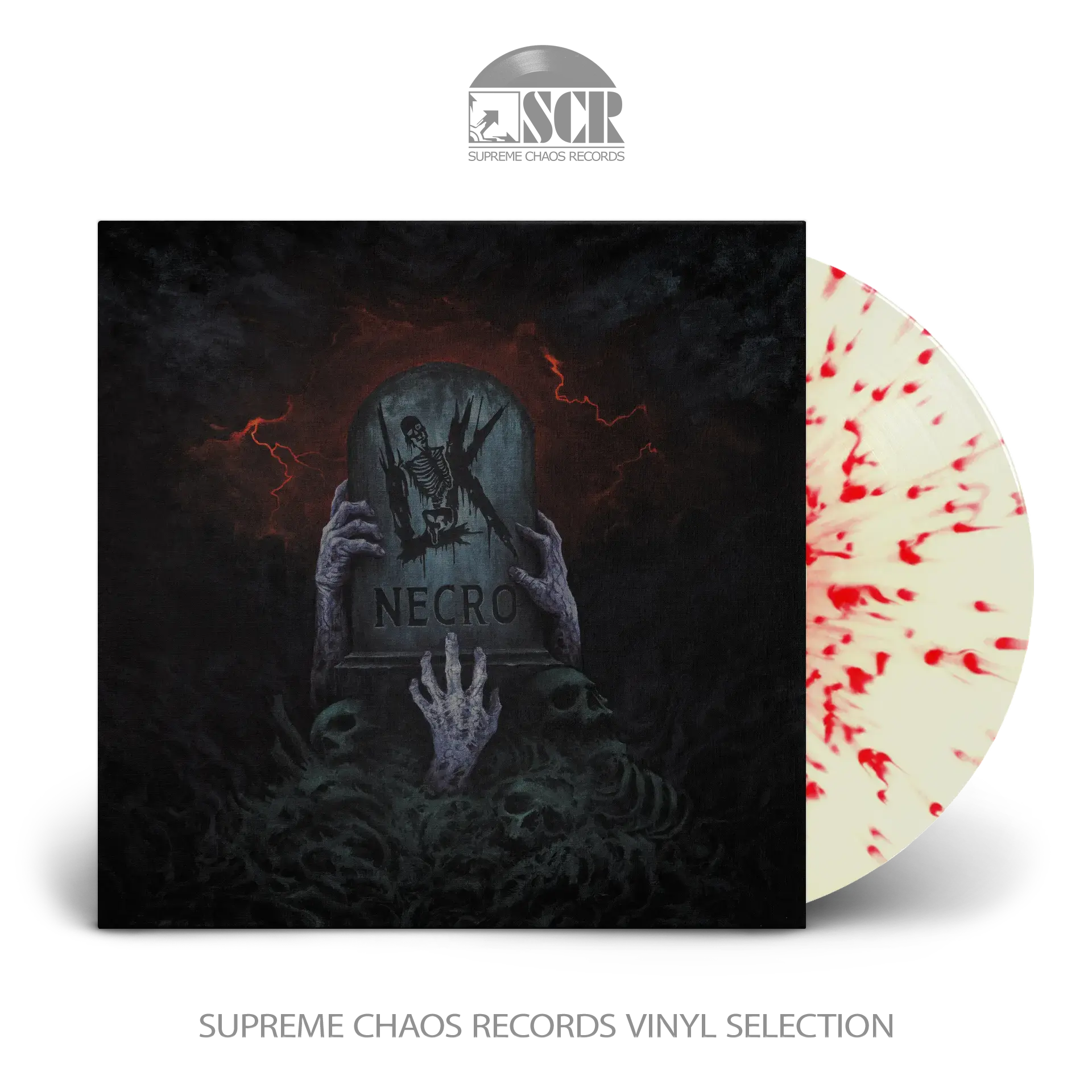 LIK - Necro · LILAC/BLOOD RED SPLATTER LP LIK - Necro · LILAC/BLOOD RED SPLATTER LP (Death Metal Vinyl)