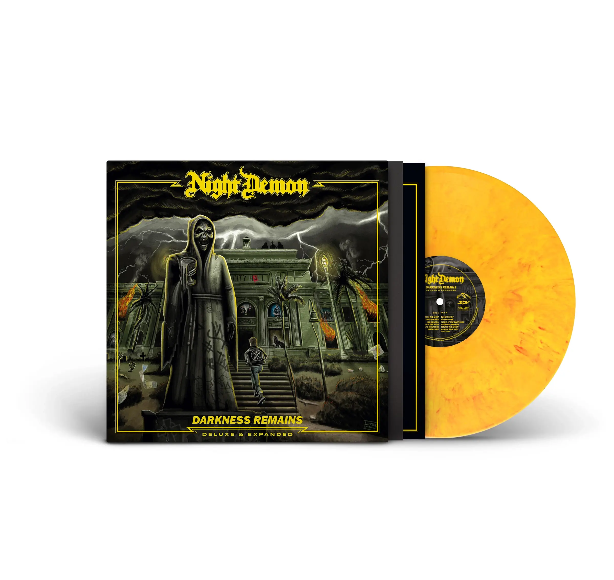 NIGHT DEMON - Darkness Remains (Deluxe & Expaned) · MARBLED LP