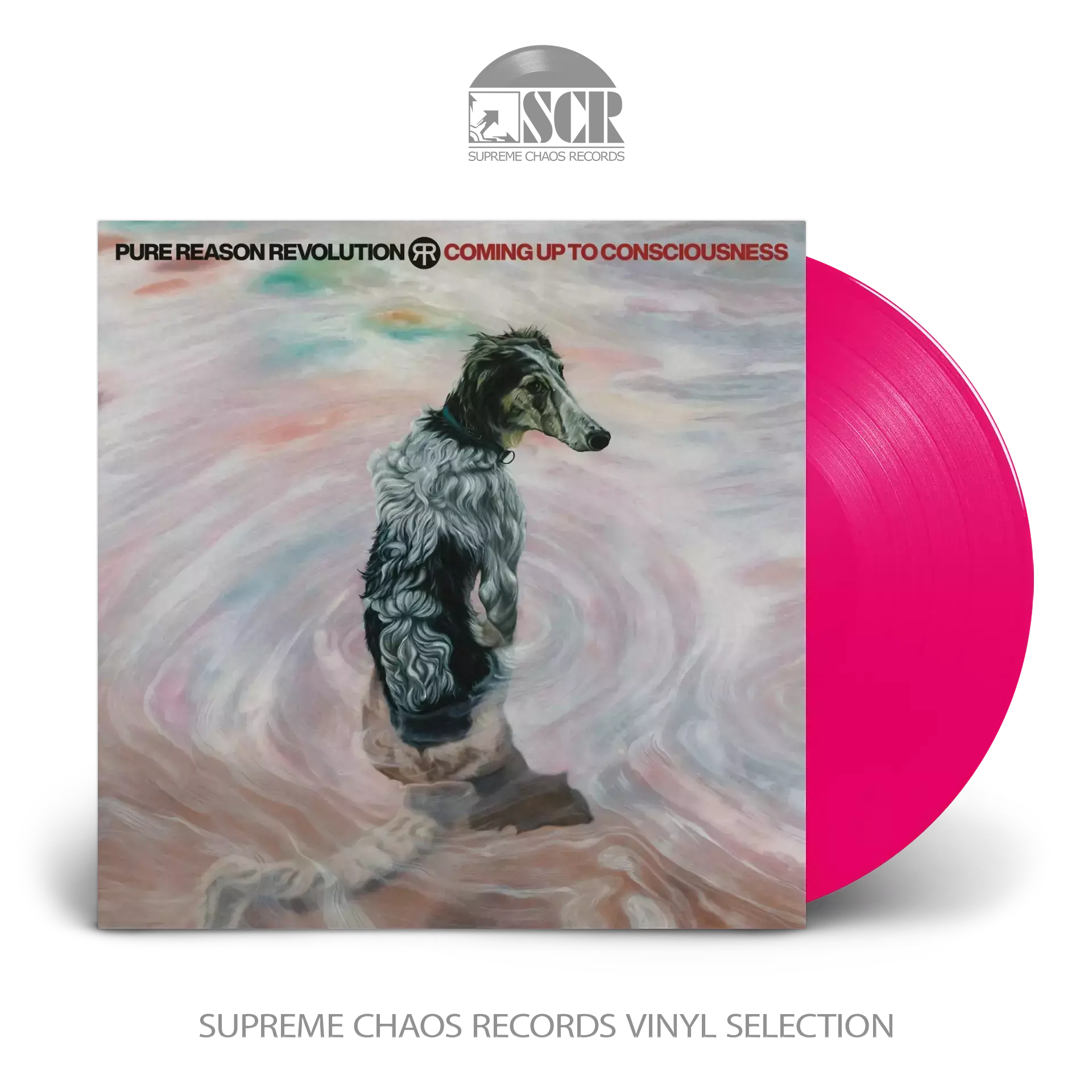 PURE REASON REVOLUTION - Coming Up To Consciousness · TRANSPARENT NEON PINK BIO VINYL