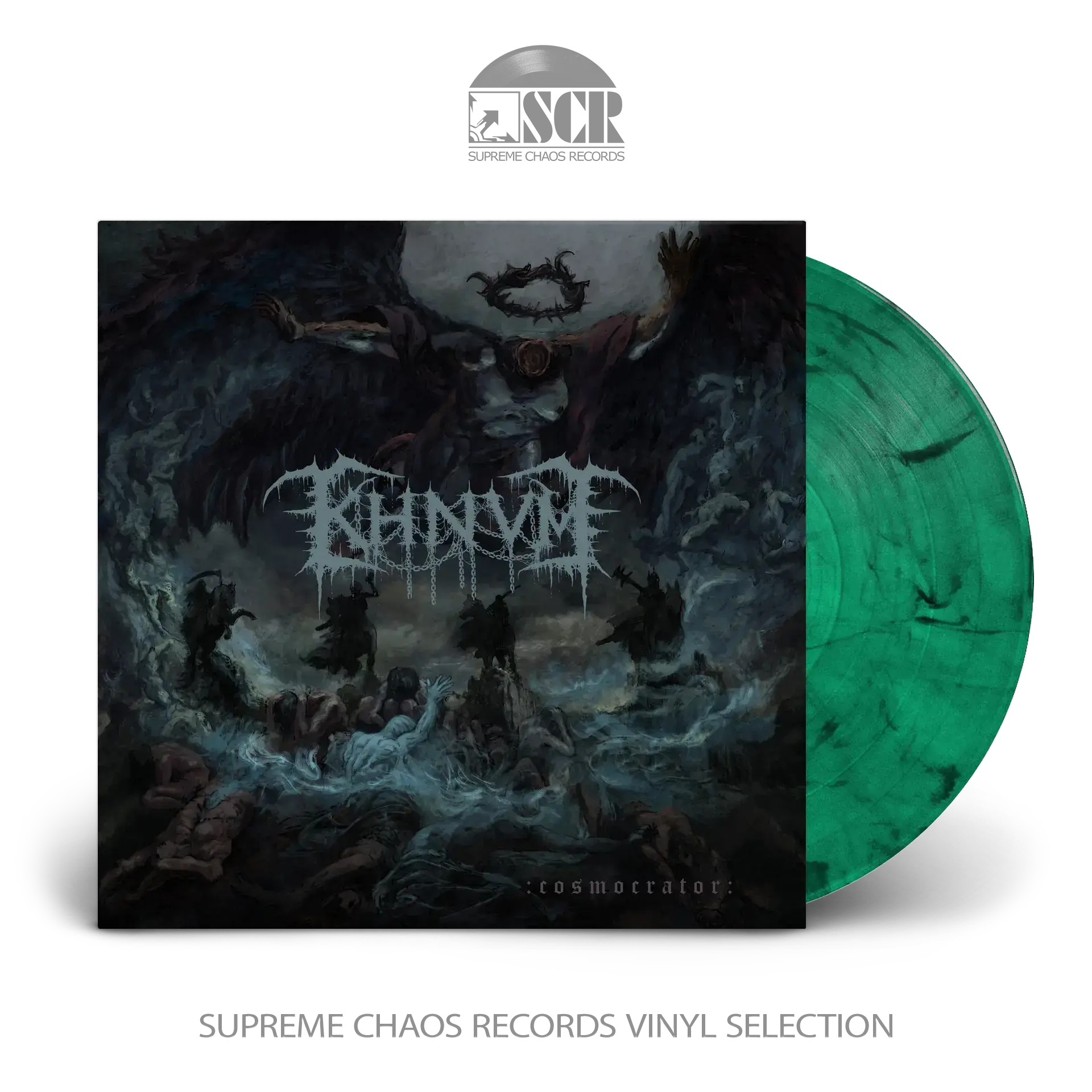 KHNVM · Cosmocrator | TURQUOISE/BLACK LP KHNVM · Cosmocrator | TURQUOISE/BLACK LP (Death Metal Vinyl)
