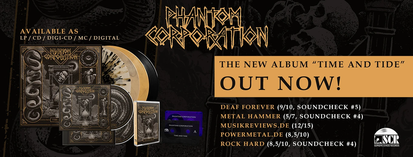 Phantom Corporation "Time And Tide" - buy now! Phantom Corporation "Time And Tide" - buy now!