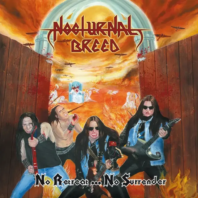 NOCTURNAL BREED - No Retreat... No Surrender · RED/BLACK LP 1
