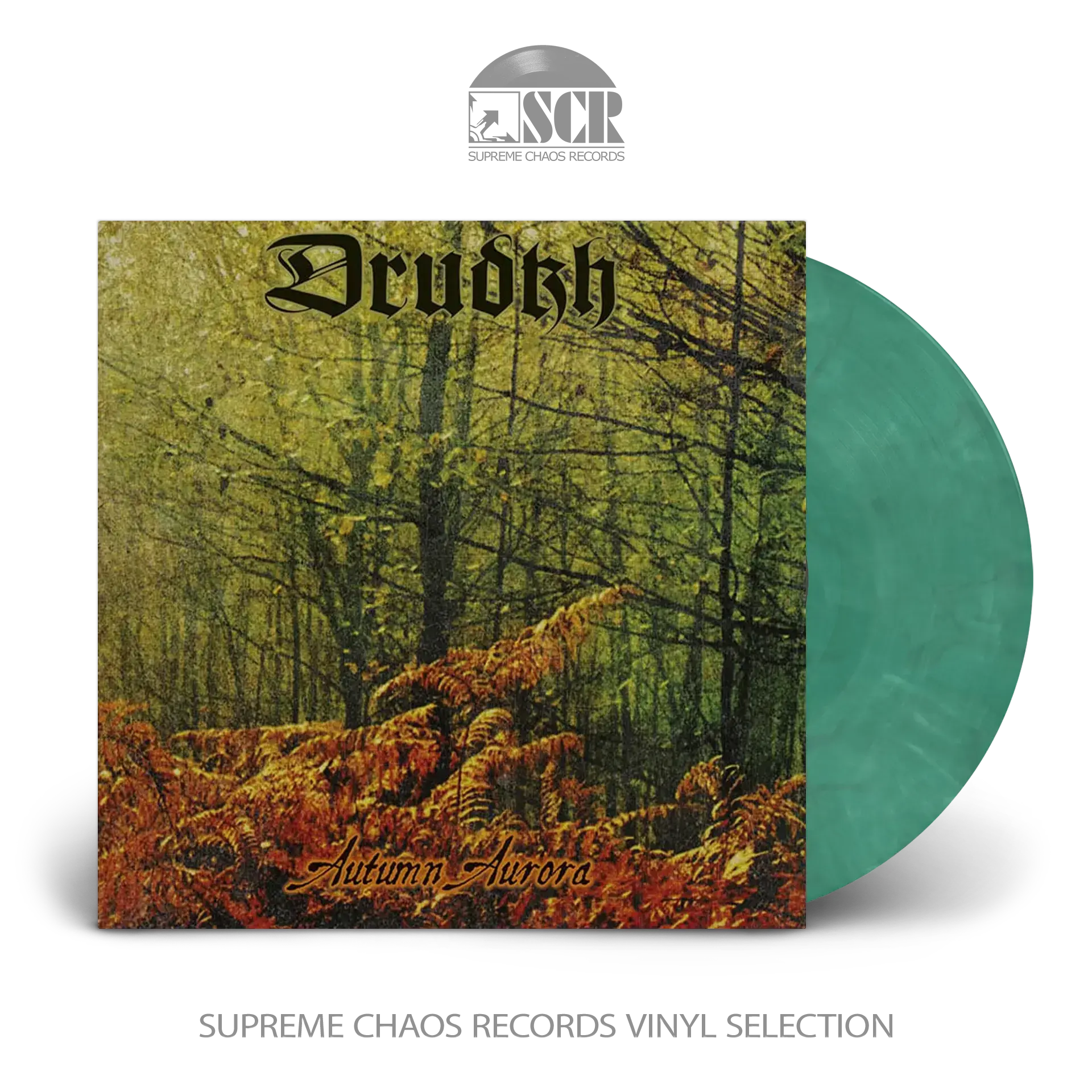 DRUDKH - Autumn Aurora · GREEN/BLACK LP DRUDKH - Autumn Aurora · GREEN/BLACK LP (Pagan Black Metal Vinyl)