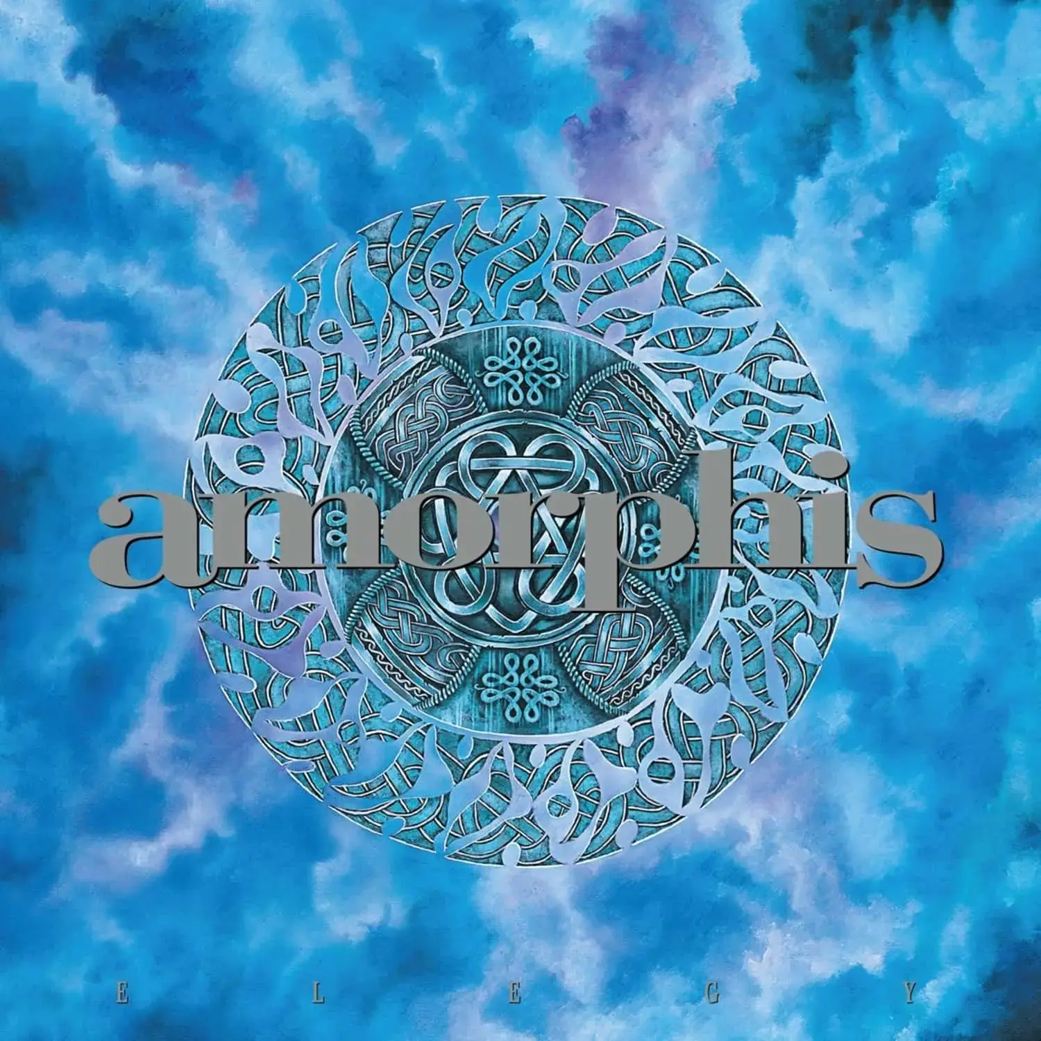 AMORPHIS - Elegy · CYAN BLUE/WHITE GALAXY 2LP (Progressive Metal/Gothic Metal/Melodic Death Metal Vinyl) · Picture 1