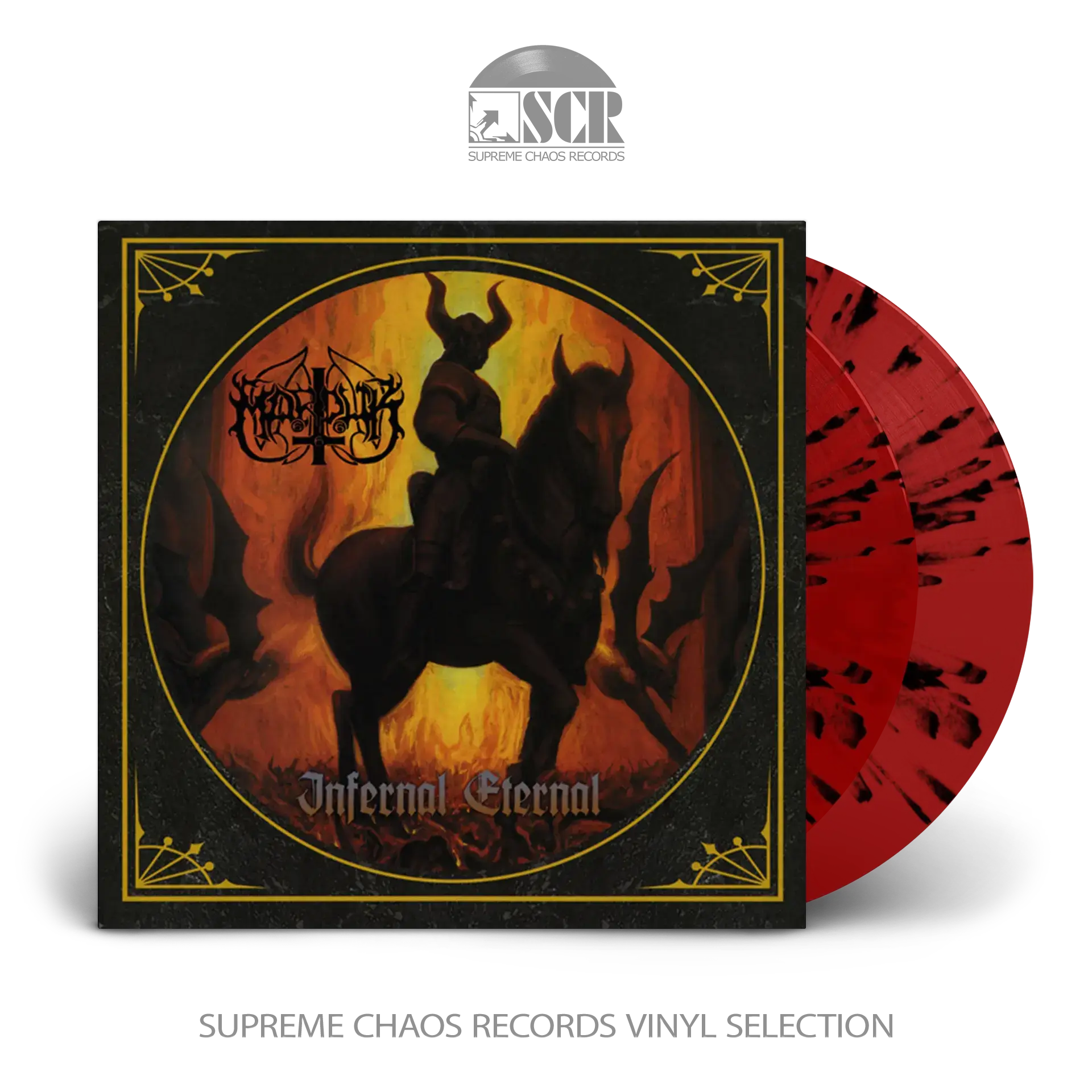 MARDUK · Infernal Eternal | RED/BLACK SPLATTER 2LP (Black Metal Vinyl)
