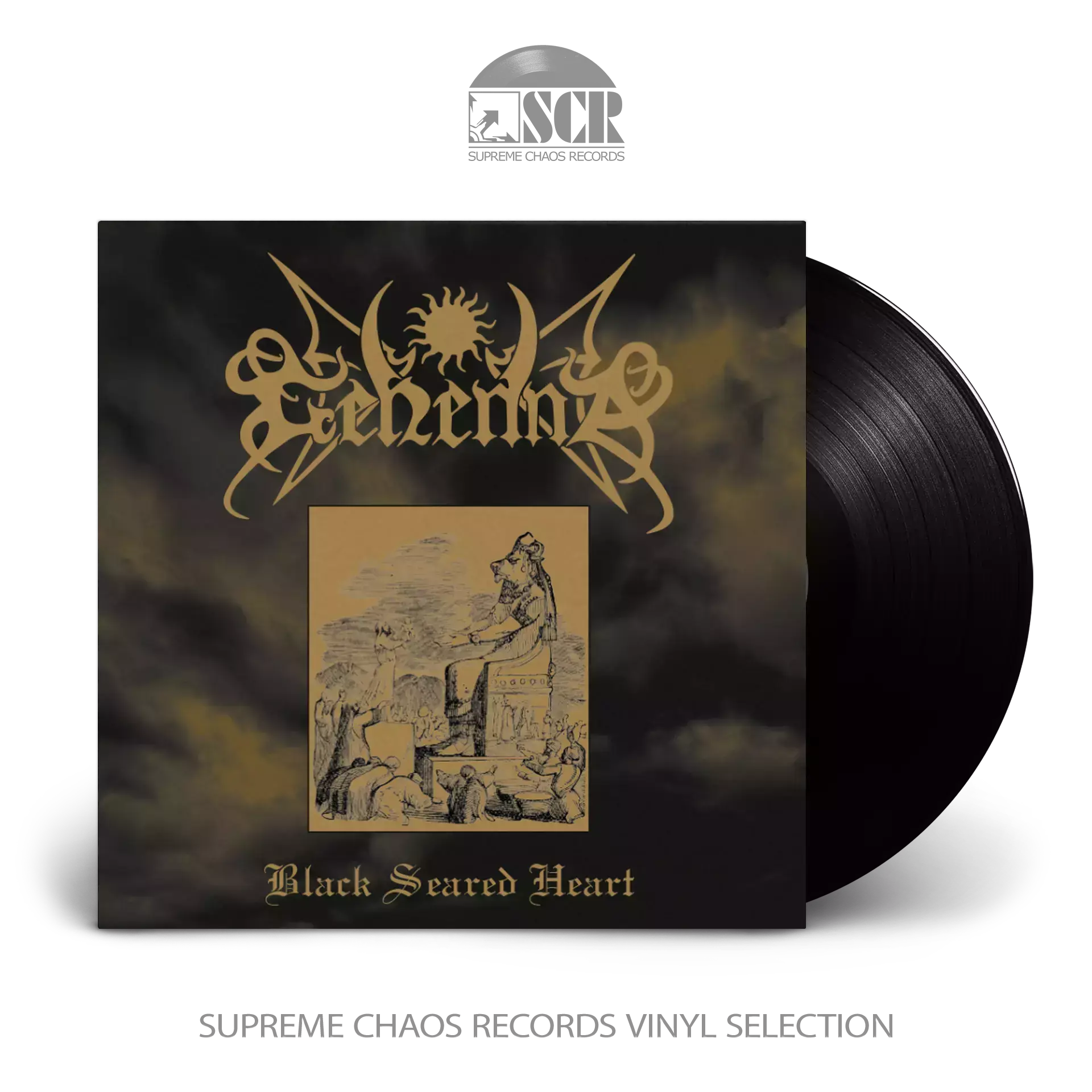 GEHENNA · Black Seared Heart | BLACK LP (Black Metal Vinyl)