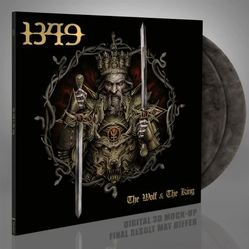 1349 - The Wolf & The King [CRYSTAL CLEAR/BLACK MARBLED DLP]