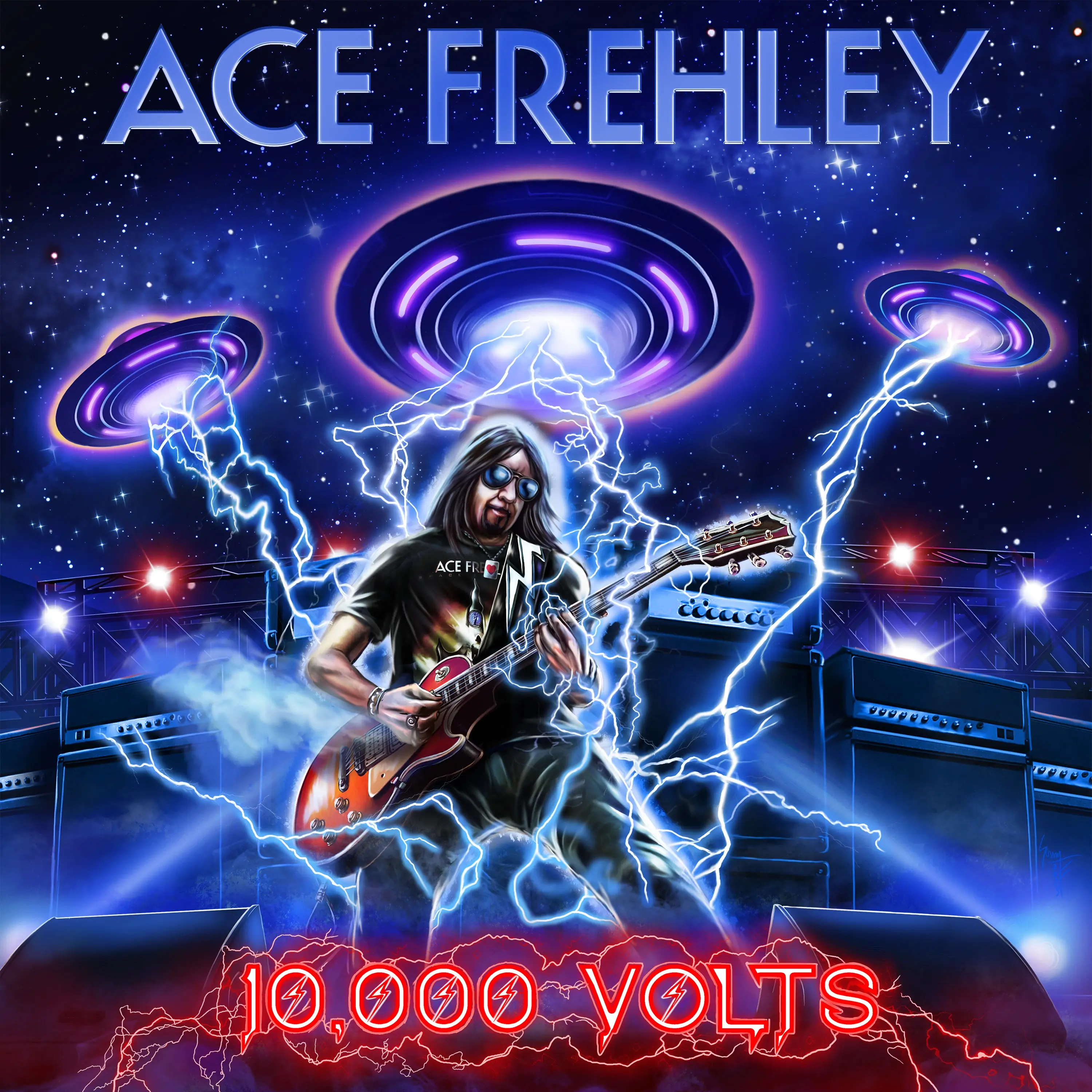 ACE FREHLEY · 10.000 Volts | BLACK LP · Picture 1 ACE FREHLEY · 10.000 Volts | BLACK LP (Heavy Metal Vinyl) · Picture 1