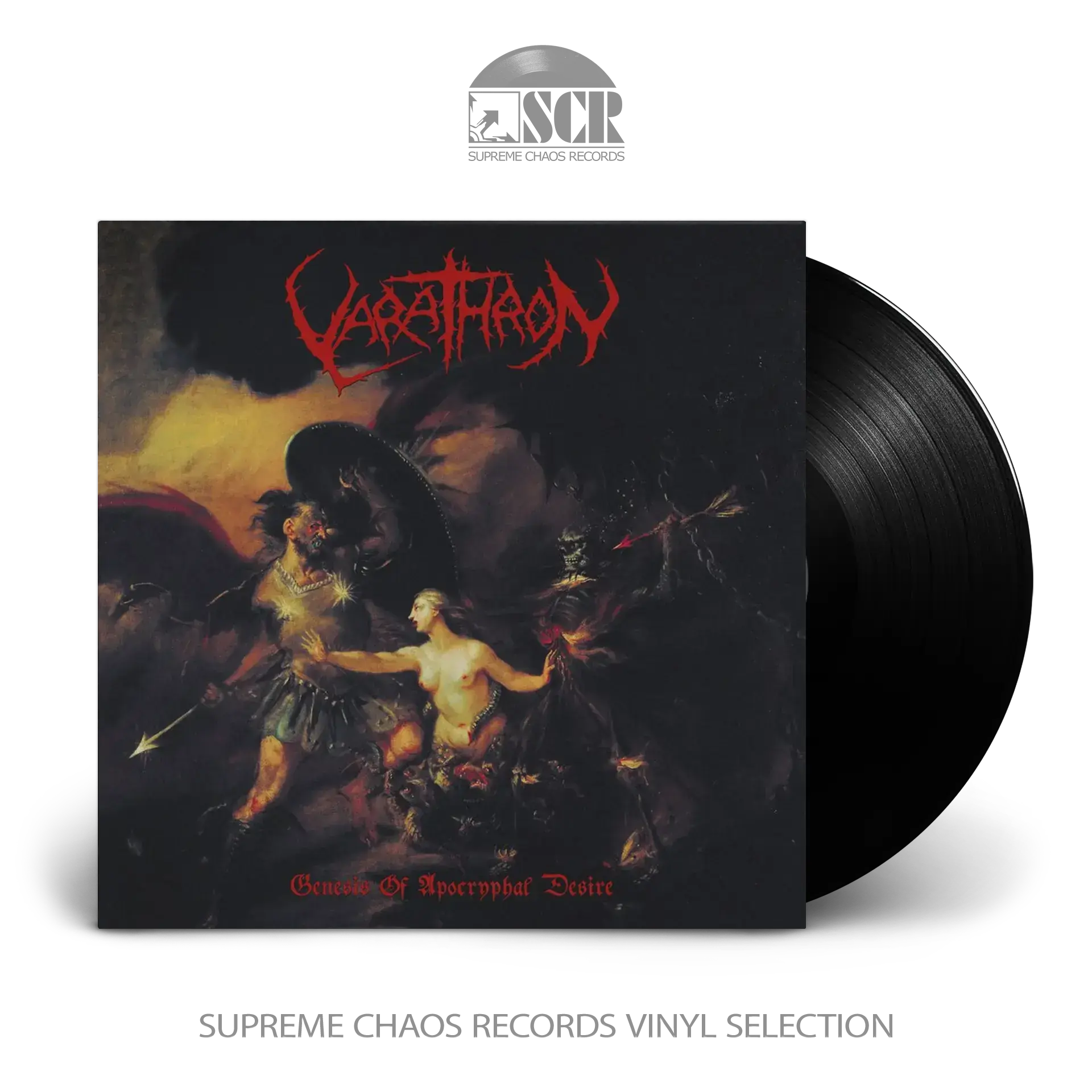 VARATHRON - Genesis Of Apocryphal Desire · BLACK LP VARATHRON - Genesis Of Apocryphal Desire · BLACK LP (Black Metal Vinyl)